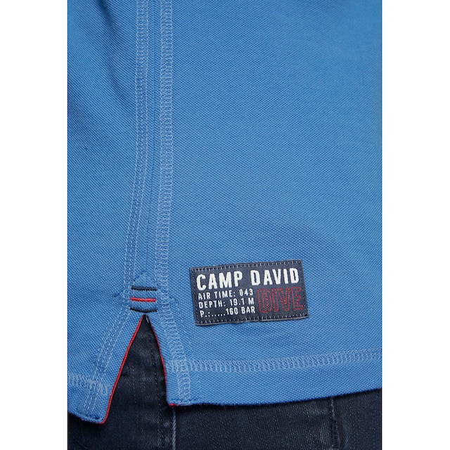 DAVID online Logoprägung Poloshirt, mit OTTO bei CAMP bestellen
