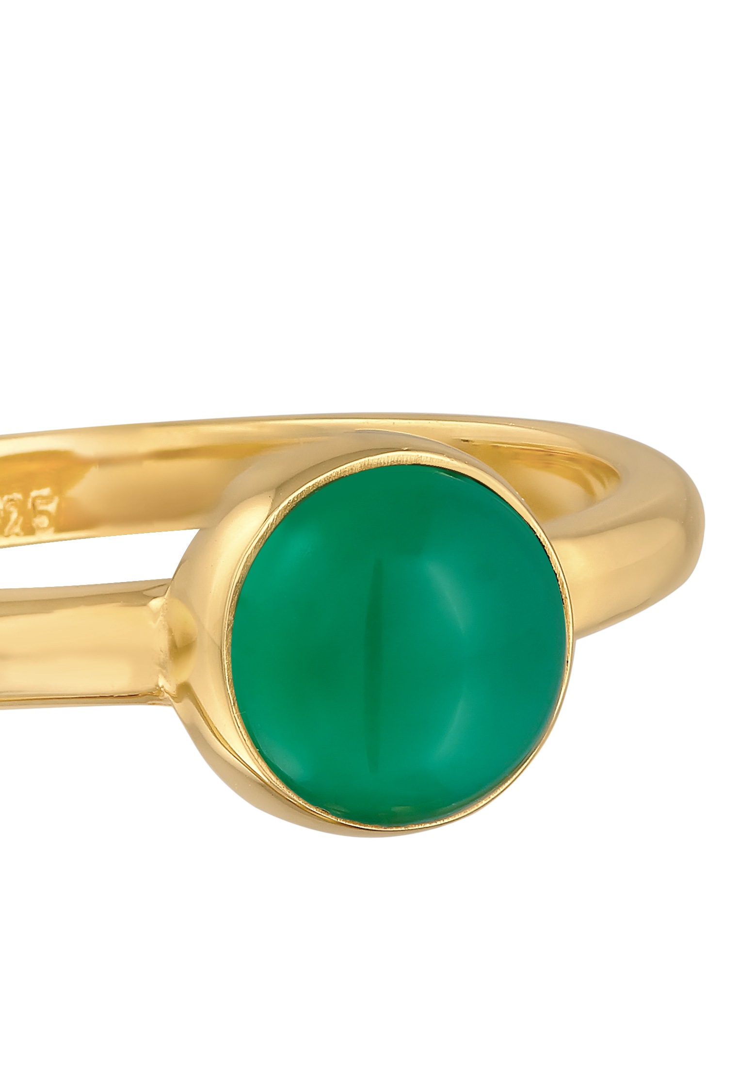 Elli Premium Silberring »Ring Achat Edelstein Solitär 925 Silber«