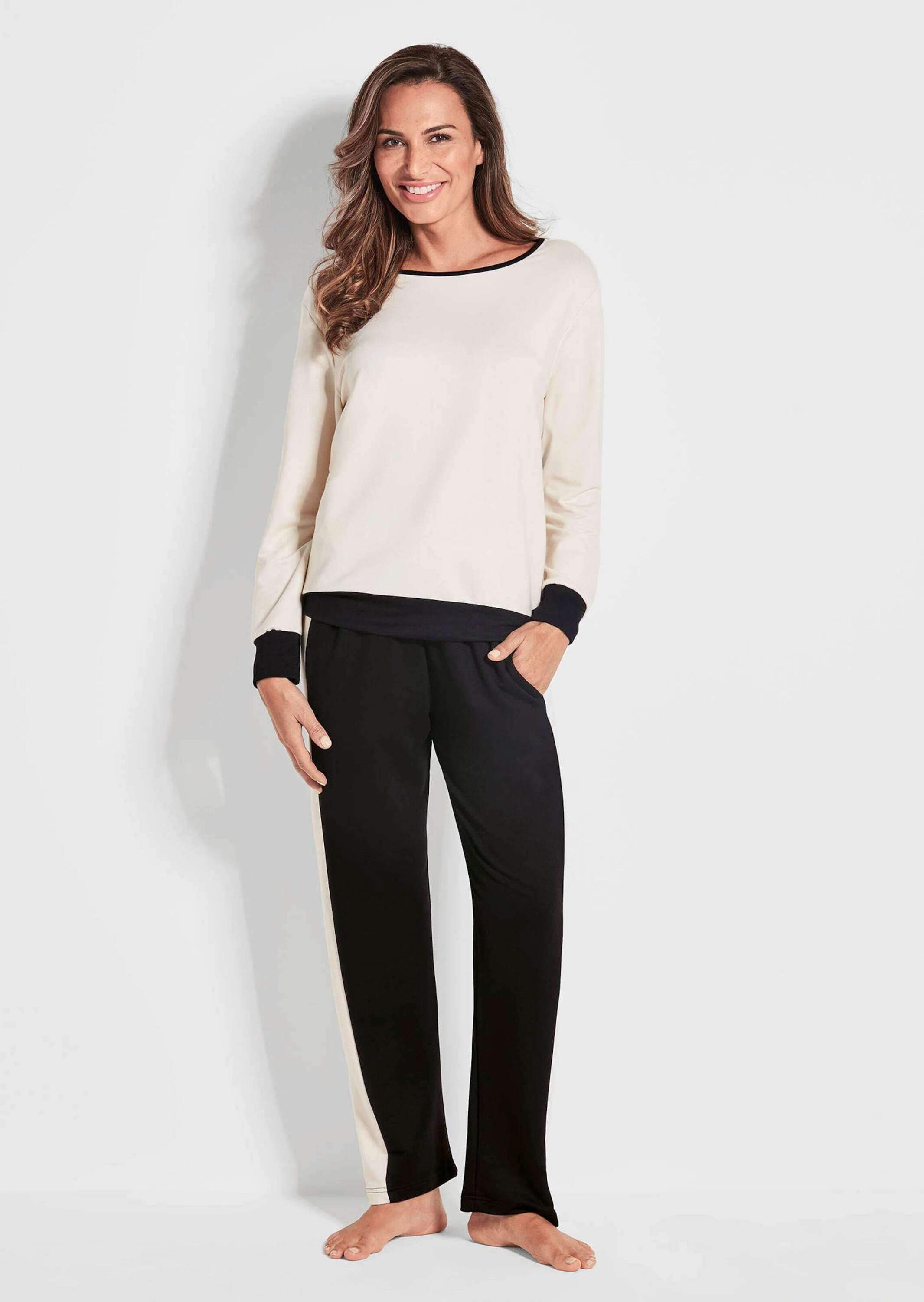 GOLDNER Hausanzug »Bequeme Freizeithose mit Schlupfbund und Taschen«