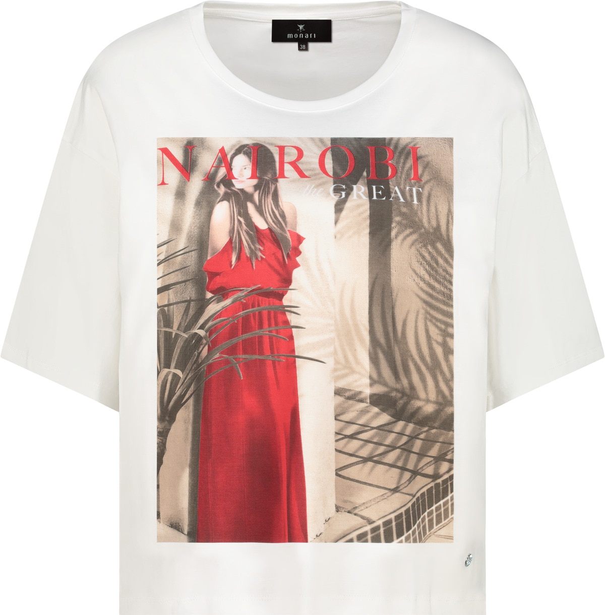 Monari T-Shirt »Shirt Frau« Regular fit mit Frauen-Print
