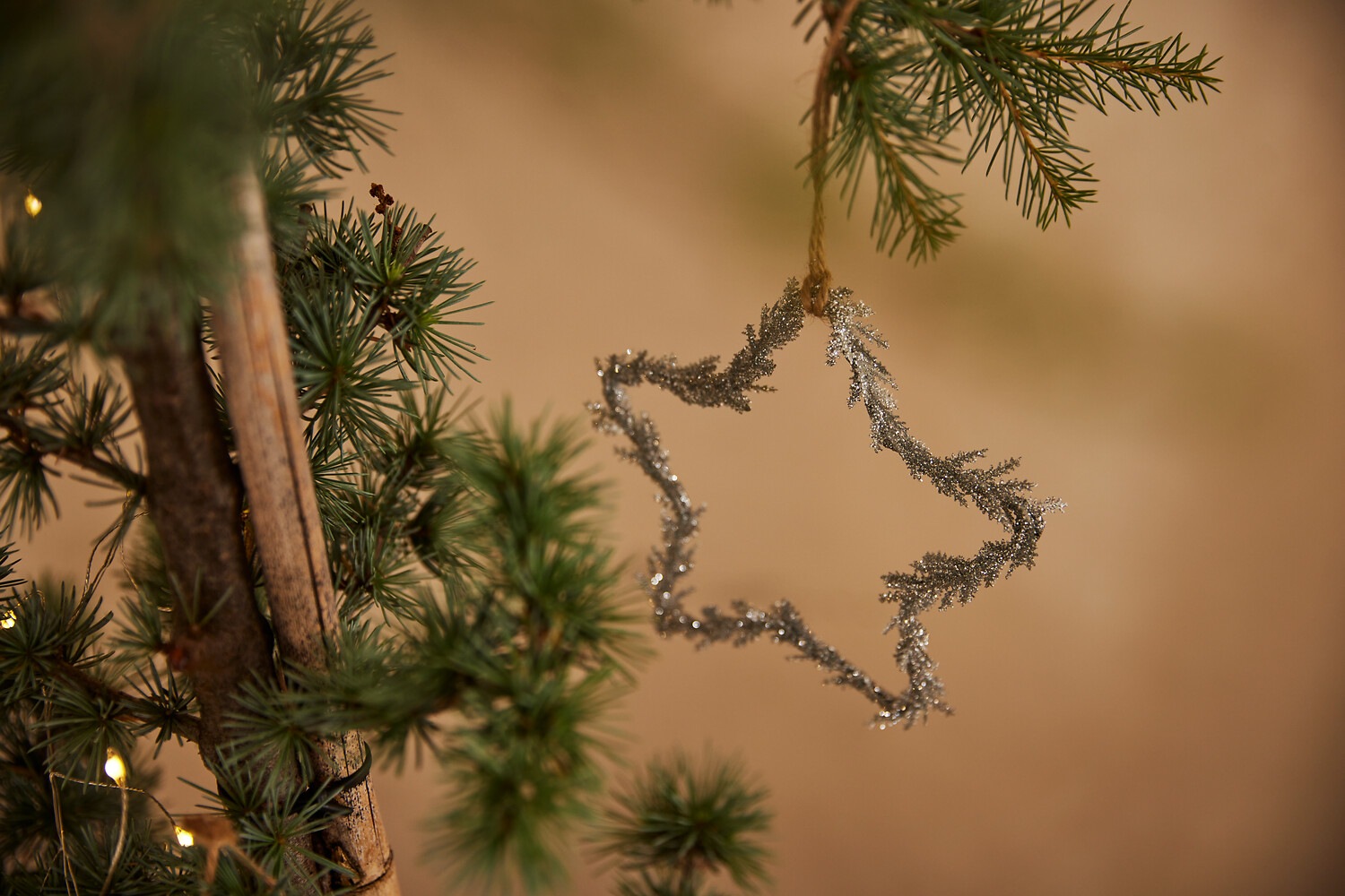 Creativ deco Dekostern »Weihnachtsstern, Glitter, Weihnachtsdeko«, (9 St.)