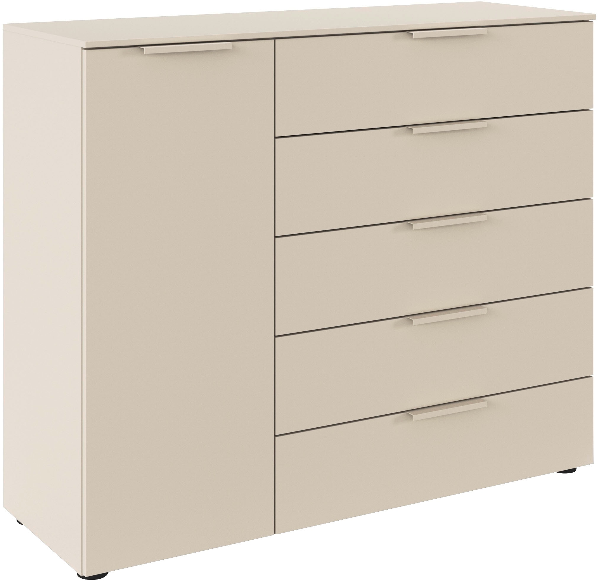LeGer Home by Lena Gercke Kommode »Serina«, mit 5 Schubkästen und 1 Tür sowie Metallgriffen MADE IN GERMANY