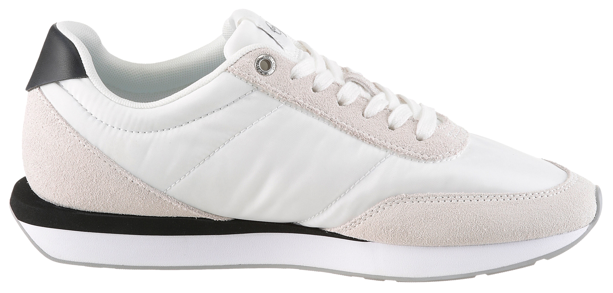 Calvin Klein Keilsneaker »RETRO RUNNER ESS MIX MAT«  Schnürschuh, Halbschuh, Freizeitschuh mit leichter Laufsohle