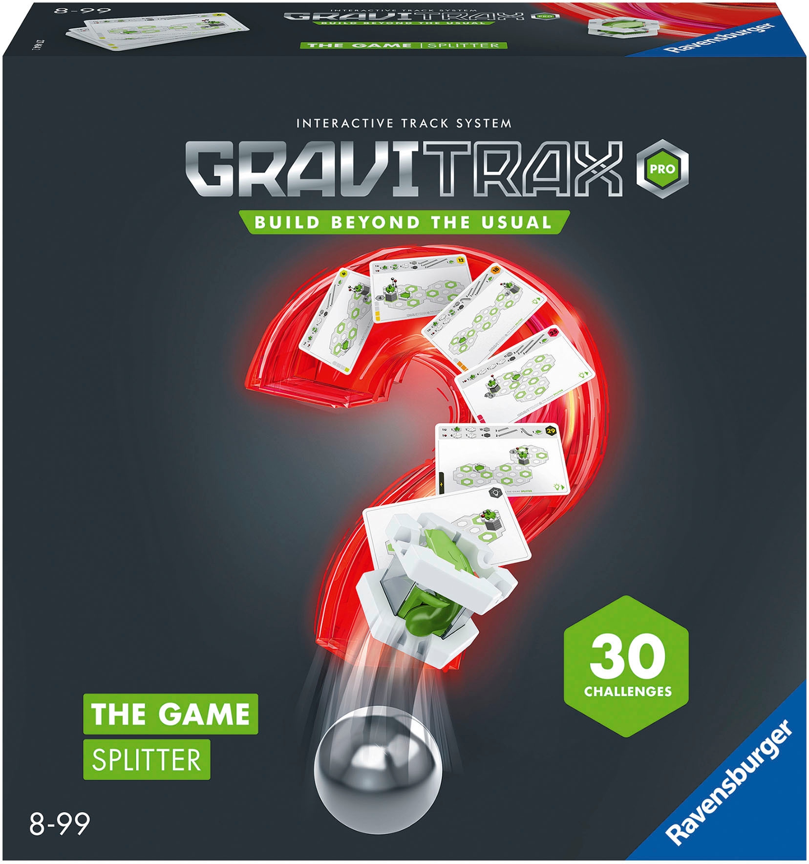 Ravensburger Kugelbahn-Bausatz »GraviTrax PRO The Game Splitter«, Made in Europe, FSC® - schützt Wald - weltweit