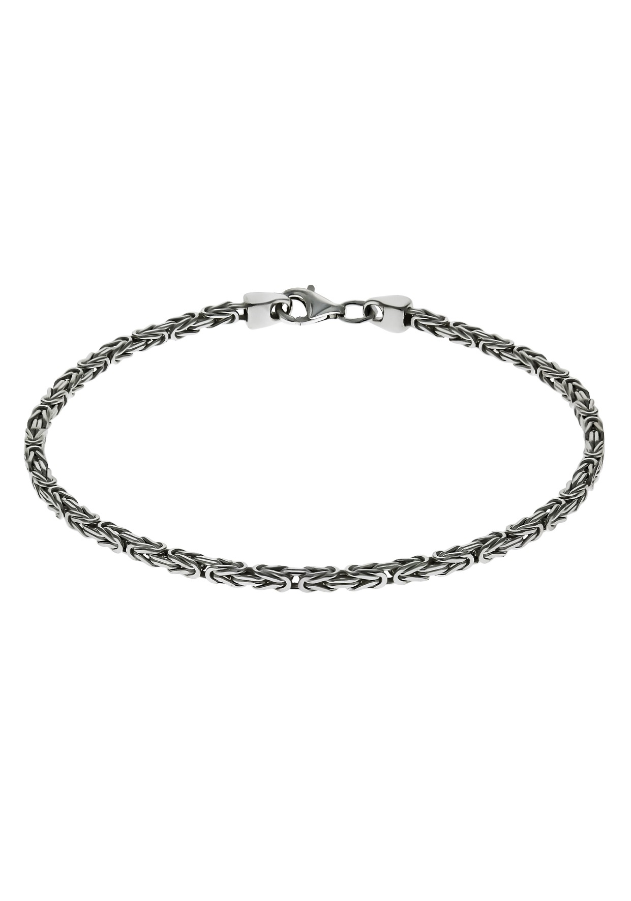 Firetti Silberarmband »in Königskettengliederung 4-kant, 2,2 mm breit«, Made in Germany