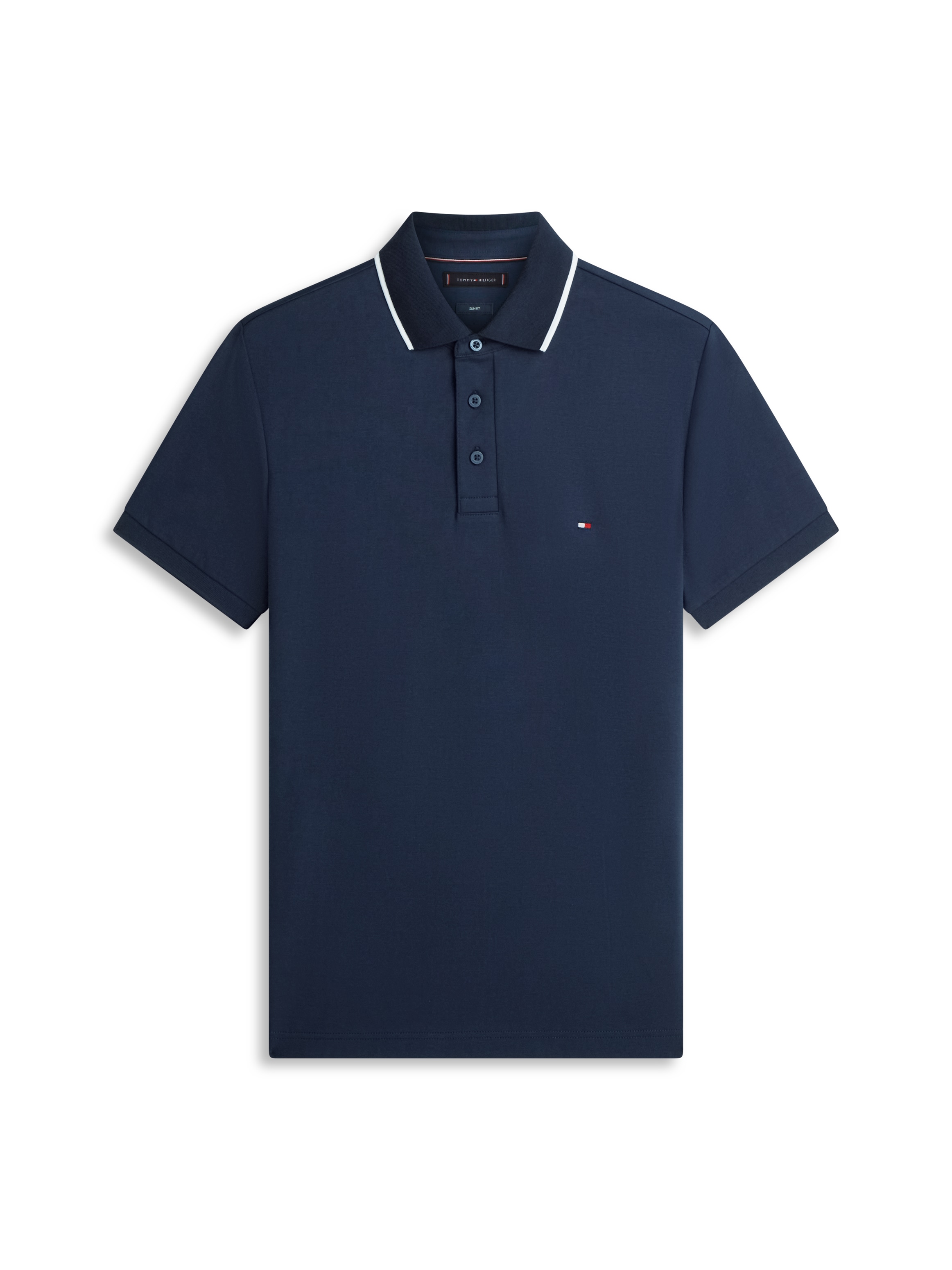 Tommy Hilfiger Poloshirt »LIQUID COTTON TIPPED« Slim fit mit Polokragen