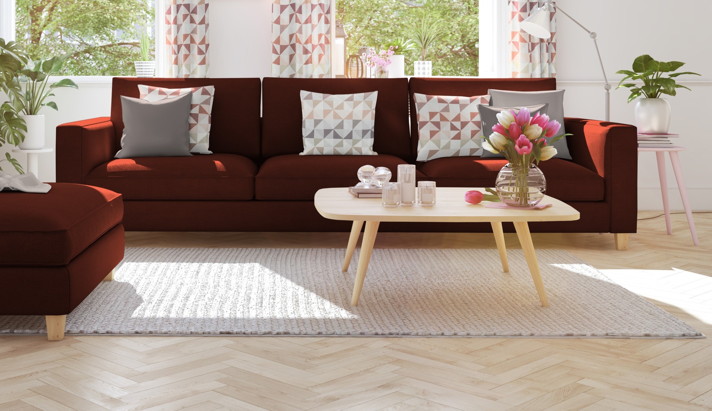 Wirth Dekokissen »Berlare« Kissenhülle ohne Füllung, 2 Stück