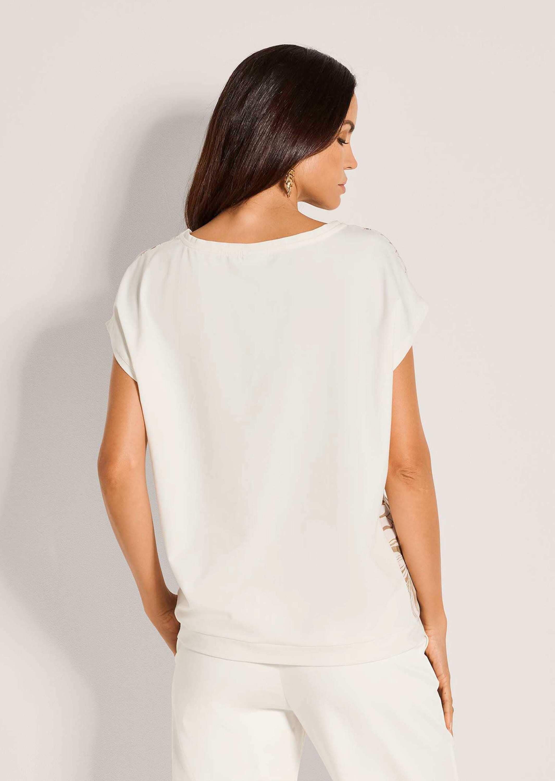 MADELEINE Kurzarmshirt »Blusenshirt Florales Print-Shirt aus Viskose, Kurzarm« Floraler Print