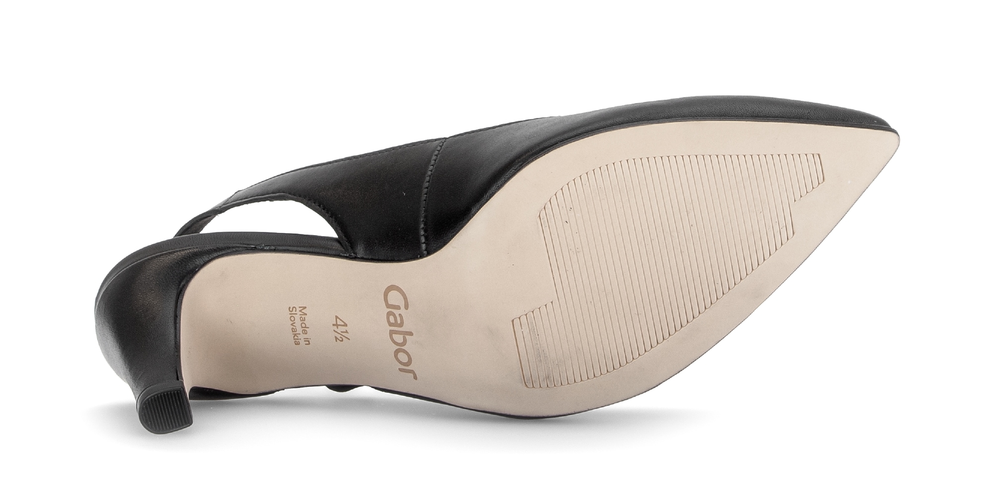 Gabor Slingpumps  , Trichterabsatz, Businessschuh, Abendschuh in spitzer Form, G-Weite