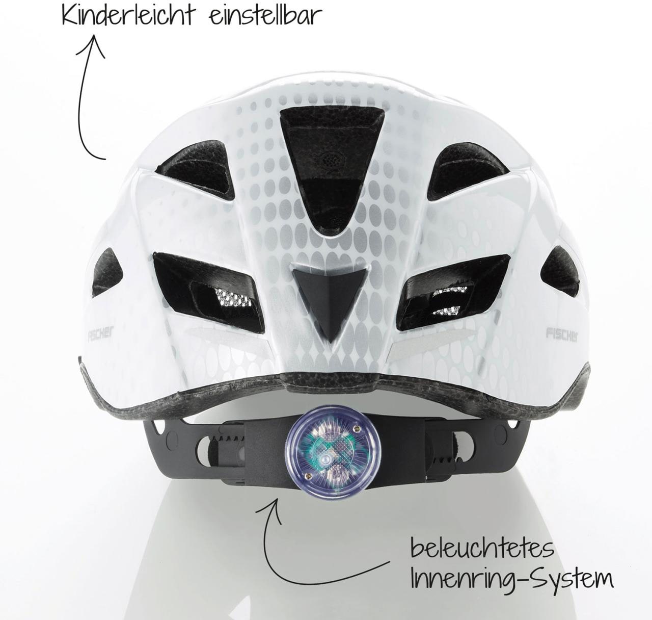 FISCHER Fahrrad Fahrradhelm »Urban Lano L/XL«, Verstellbarer Innenring-System; mit beleuchtetem Innenring-System