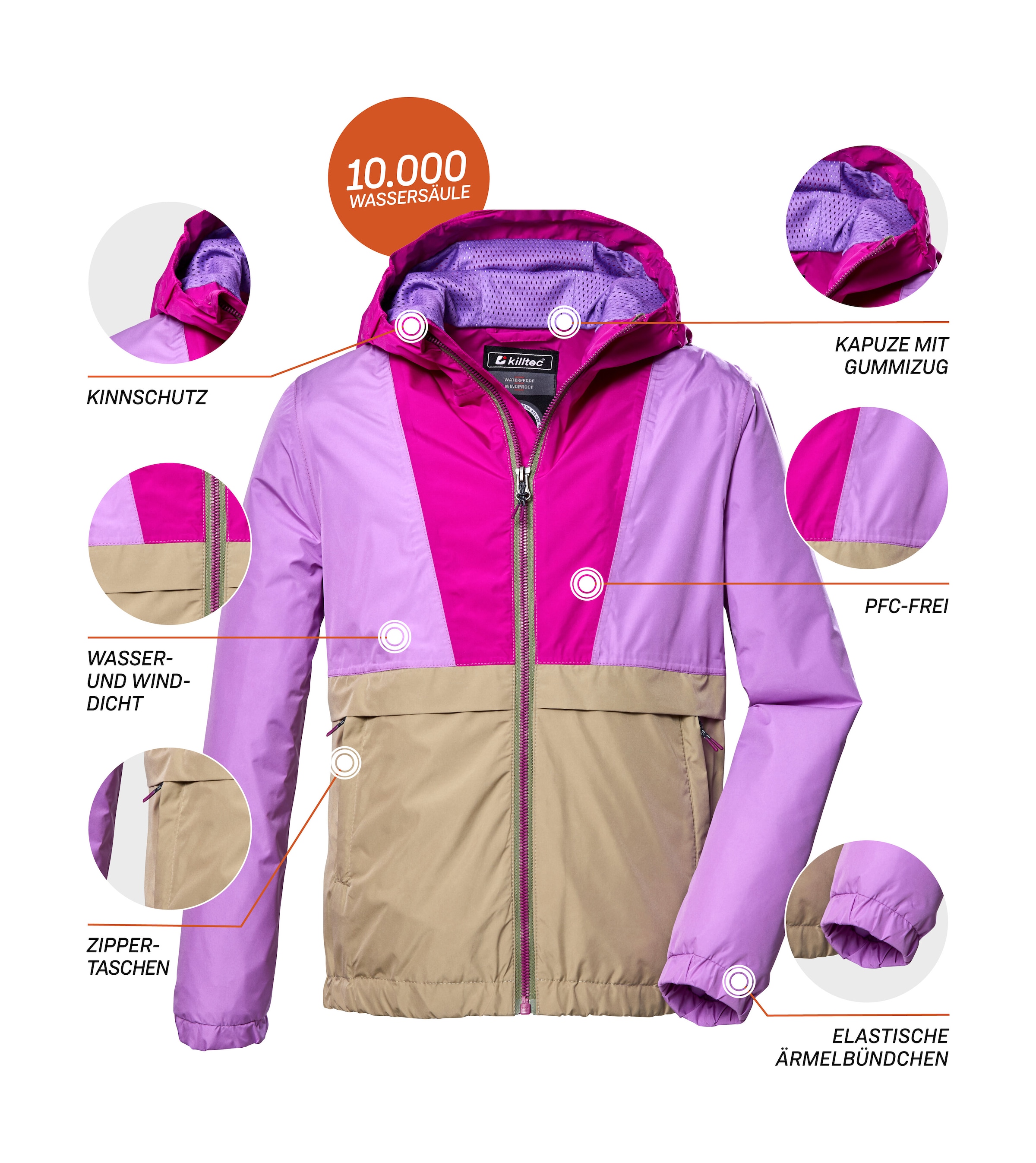 Killtec Outdoorjacke »KOS 361 GRLS JCKT«