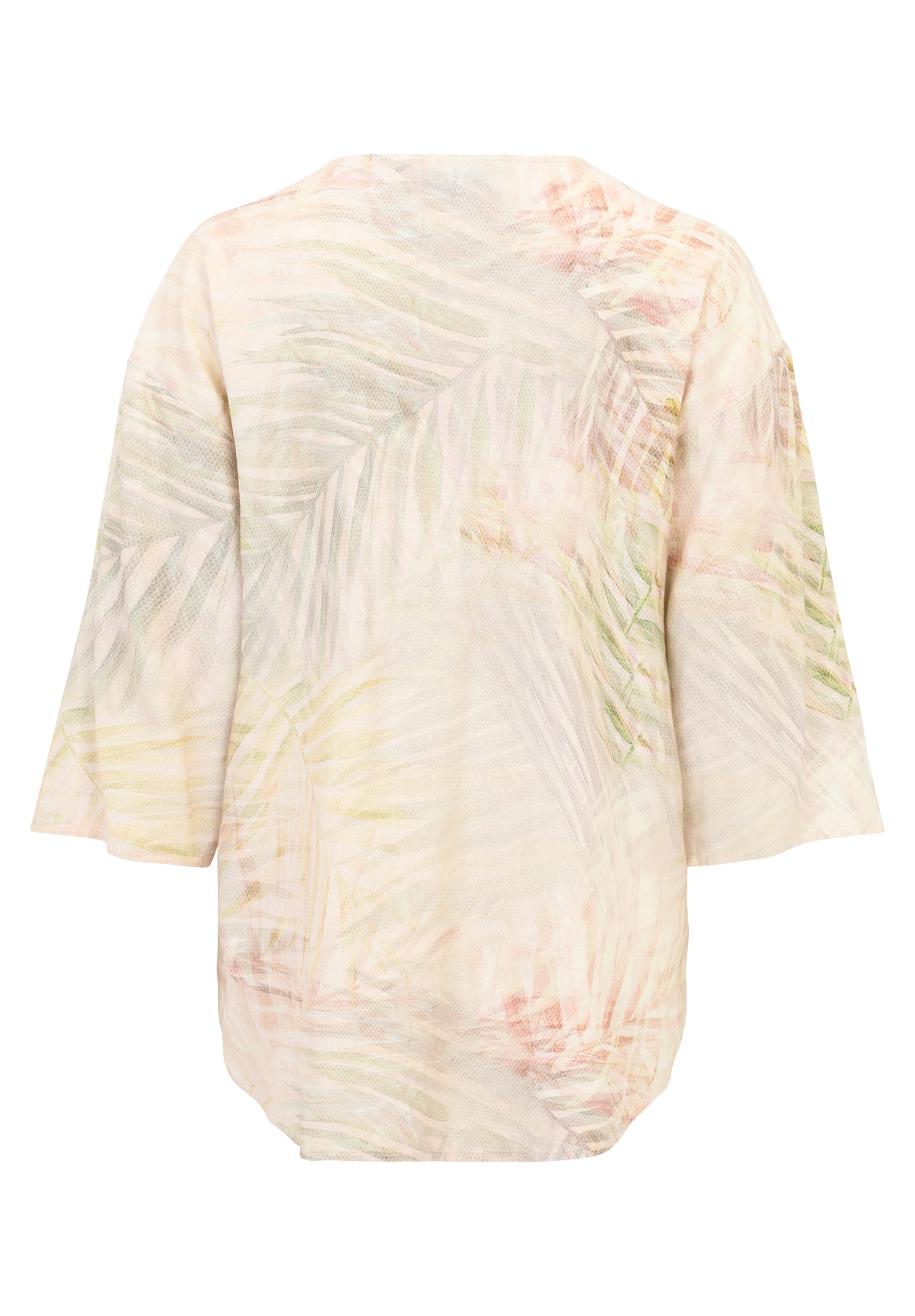 Cartoon Klassische Bluse »Leinenbluse mit V-Ausschnitt«
