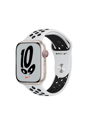 Apple Smartwatch »Nike Series 7, GPS + Cellular, Aluminium-Gehäuse, 45mm«, (Watch OS 8) kaufen
