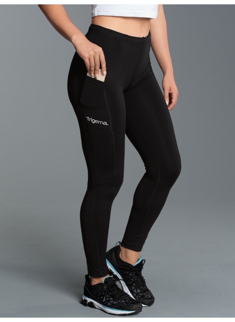 Jerseyhose »TRIGEMA Sportleggings mit praktischer Tasche«, (1 tlg.)