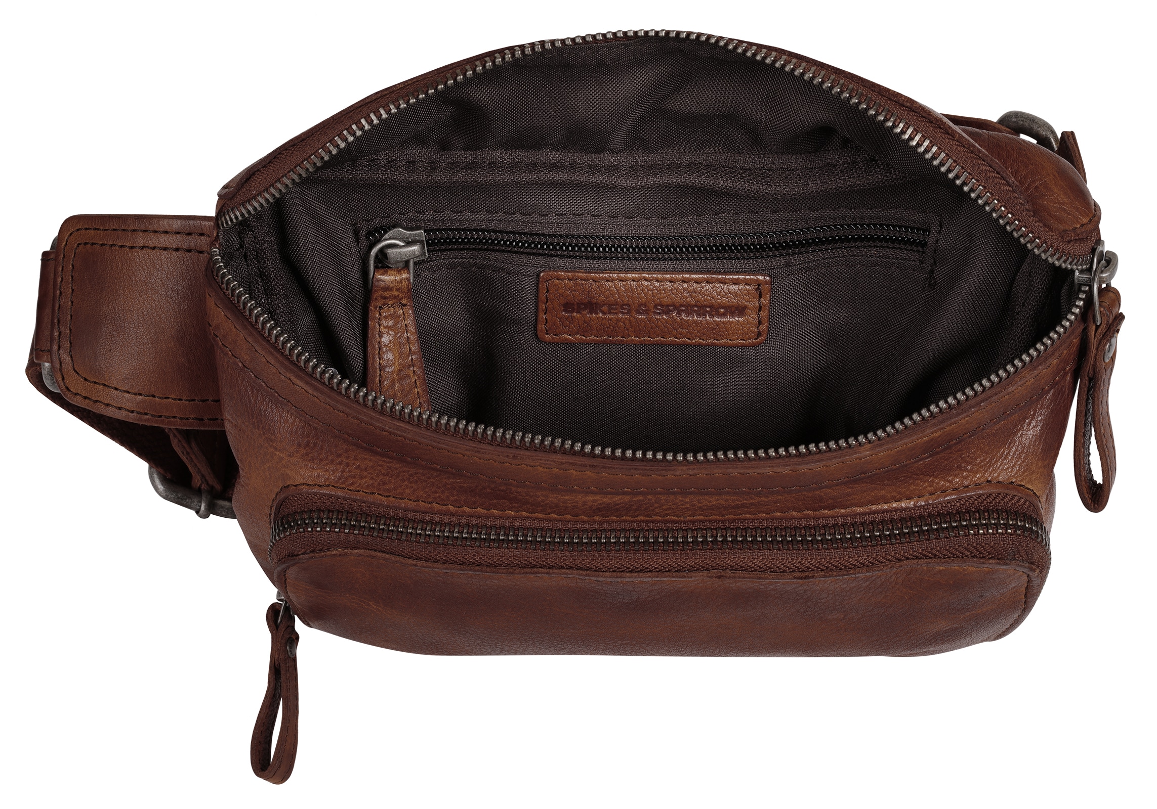 Spikes & Sparrow Gürteltasche echt Leder