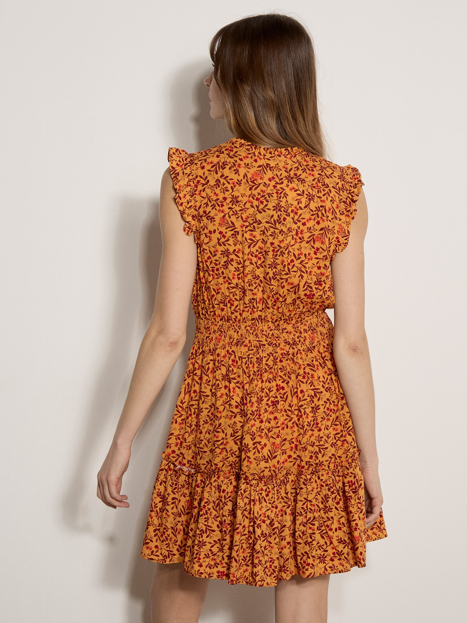 Apricot Minikleid »Minikleid« mit Bindeband,  mit Bindeband