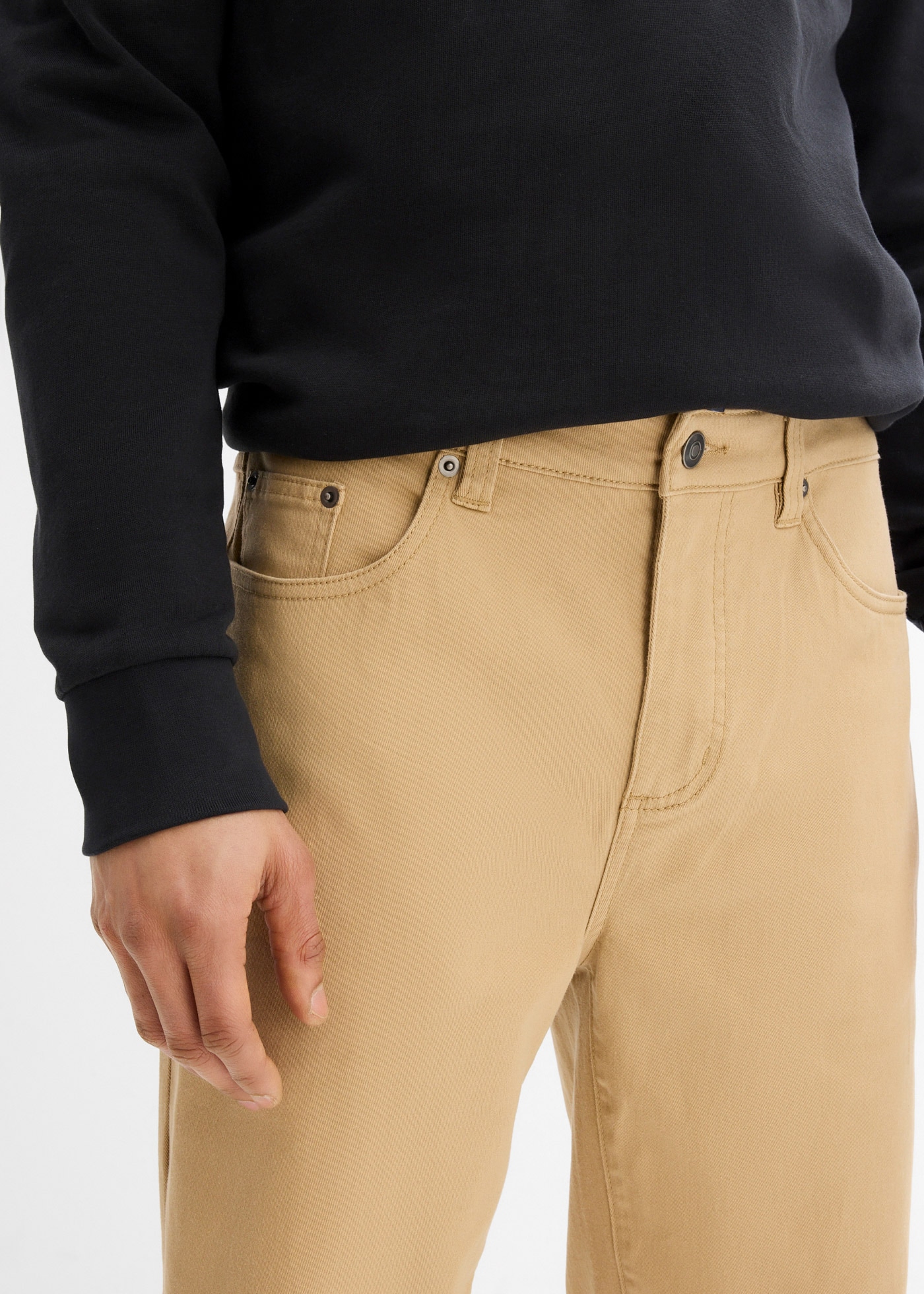 bonprix Stretch-Hose »Classic Fit Stretch-Hose, Straight«  Five-Pocket-Design, mit Eingrifftaschen, Gesäßtaschen und Coinpocket