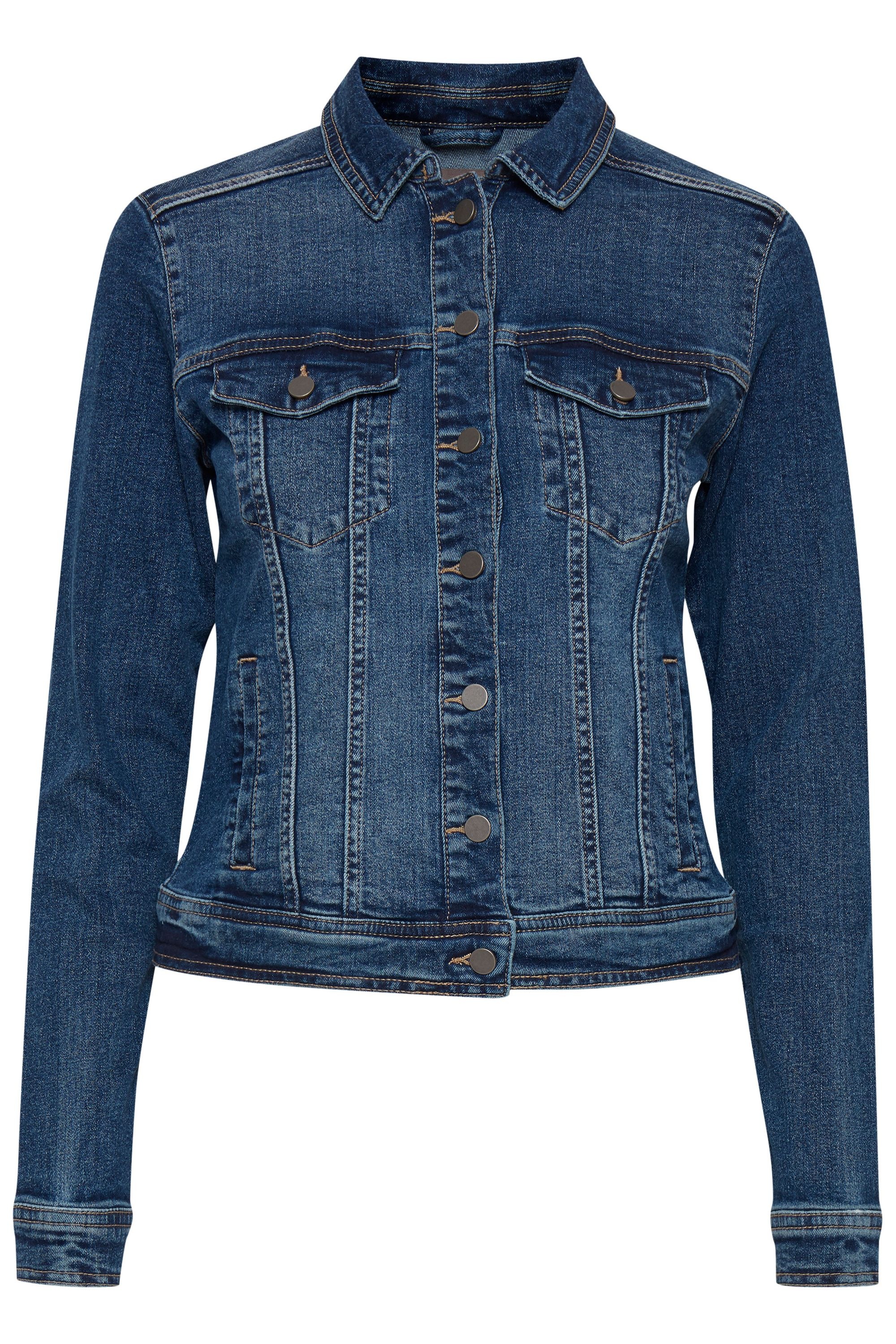 fransa Jeansjacke »Fransa Damen Jeansjacke 20609041«, Klassische Jeansjacke