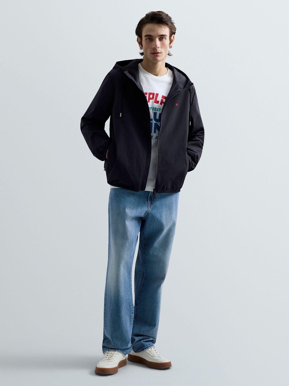 Replay Kurzjacke mit Kapuze mit Kapuze