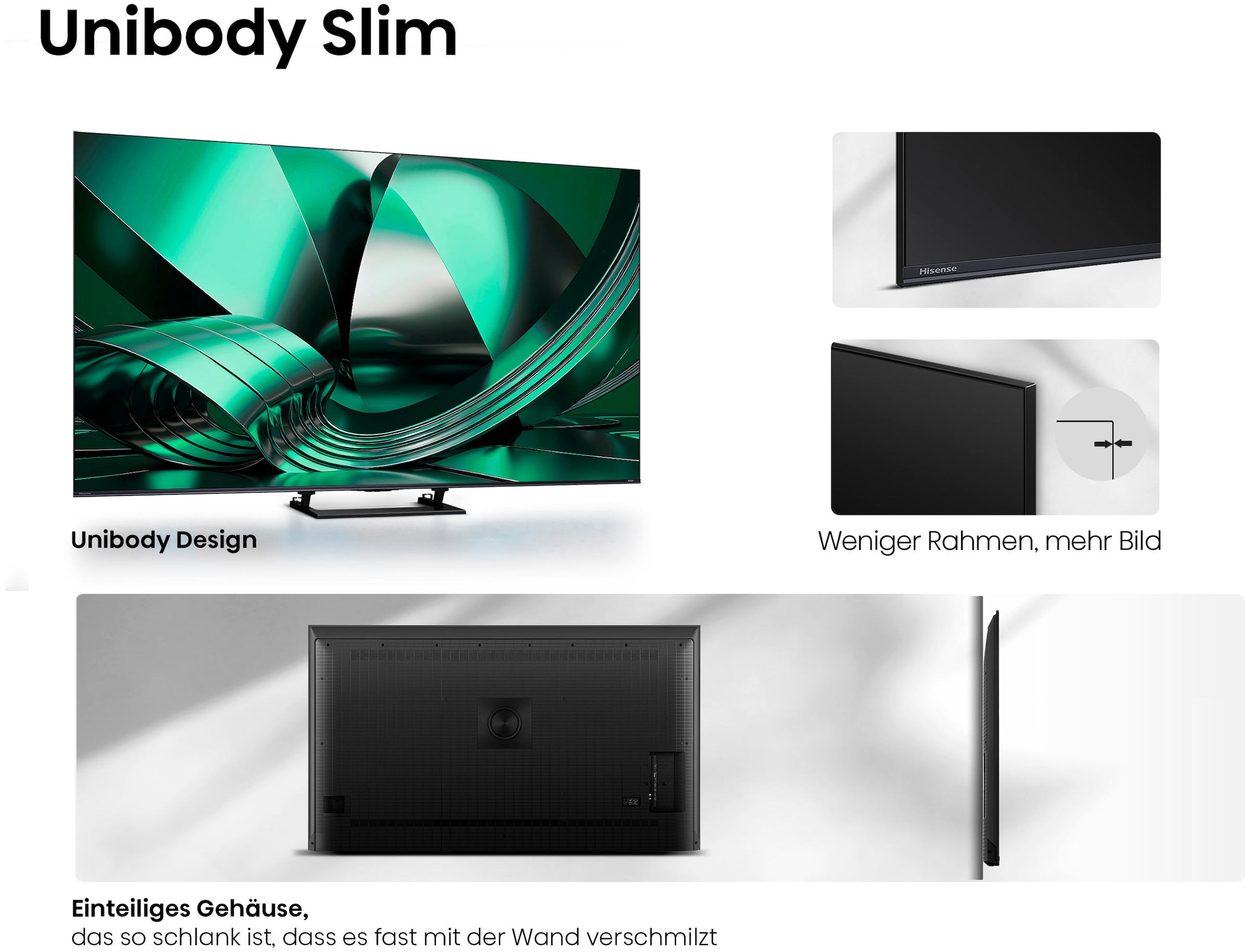 Hisense QLED-Fernseher »50U7DSE« 126 cm/50 ″ Smart-TV