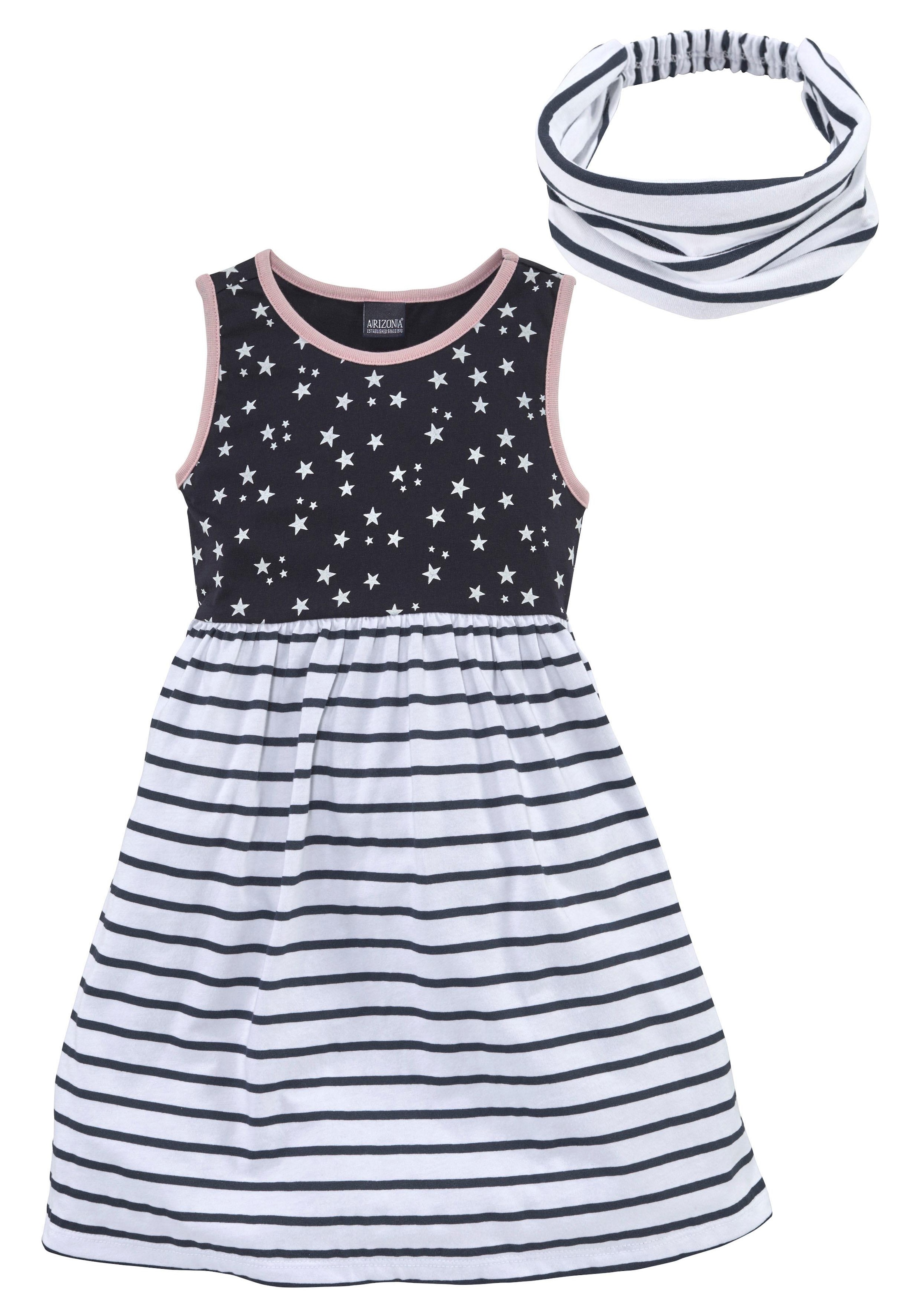 KIDSWORLD Shirtkleid »für kleine Mädchen«, (Set, 2 tlg.), im Mustermix  bestellen bei OTTO