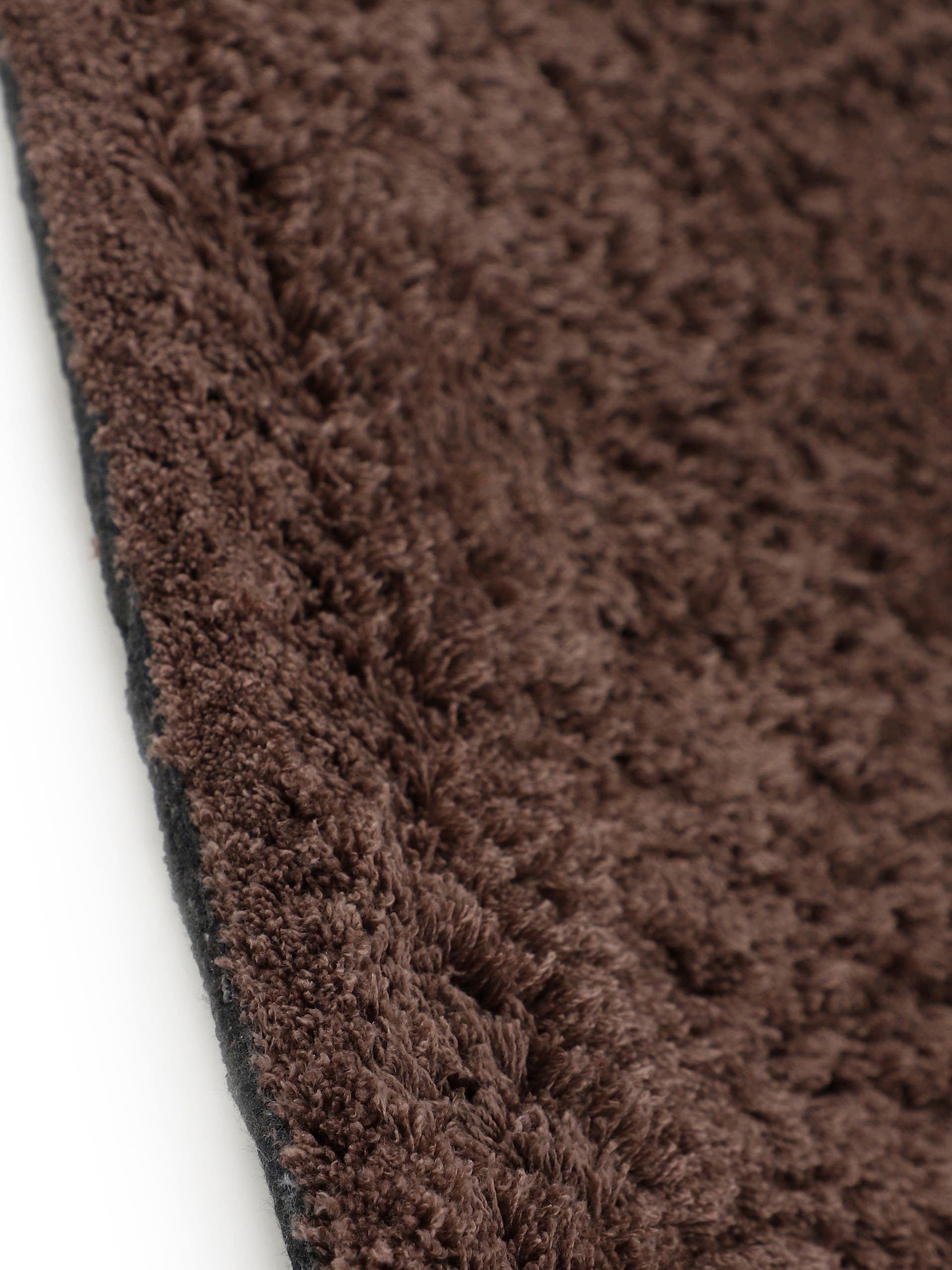 carpetfine Teppich »Silky«, rund, 20 mm Höhe, Shaggy, Langflor, uni, besonders weich, handarbeit