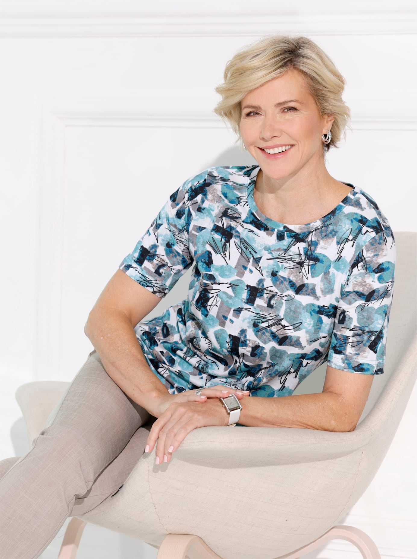 Classic Rundhalsshirt »Kurzarm-Shirt« 1 tlg.