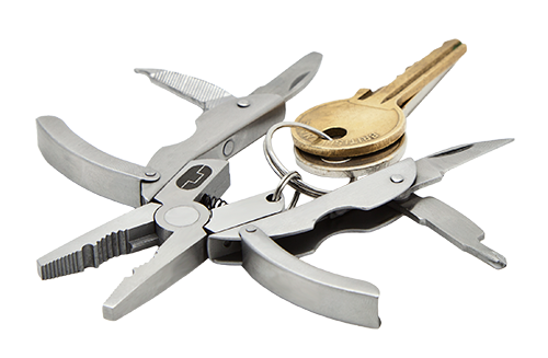TRUE Multitool »SCARAB«, (2 St.), Mini-Zange mit 7 Funktionen