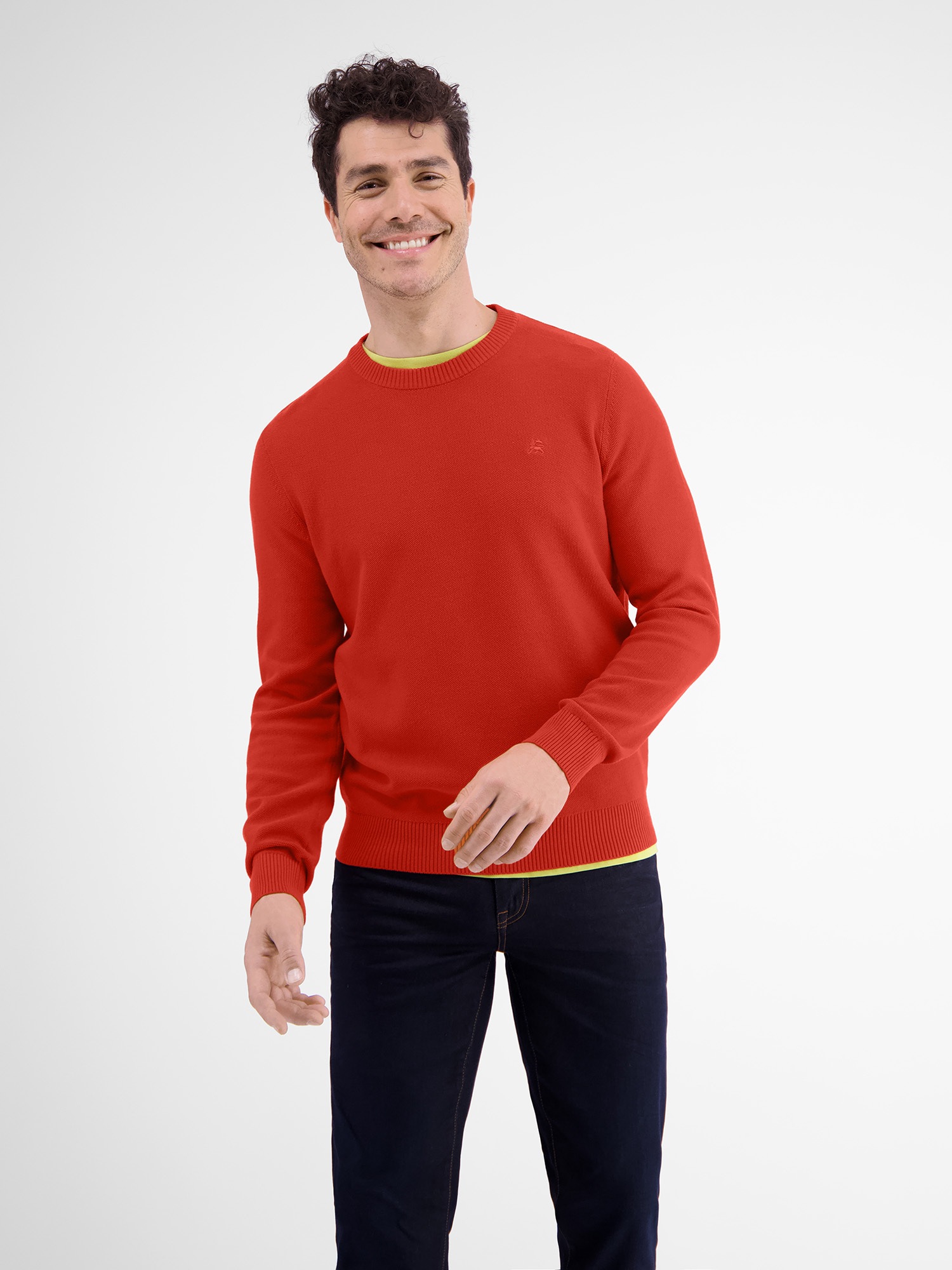 LERROS Strickpullover »LERROS Crewneck Strickpullover«