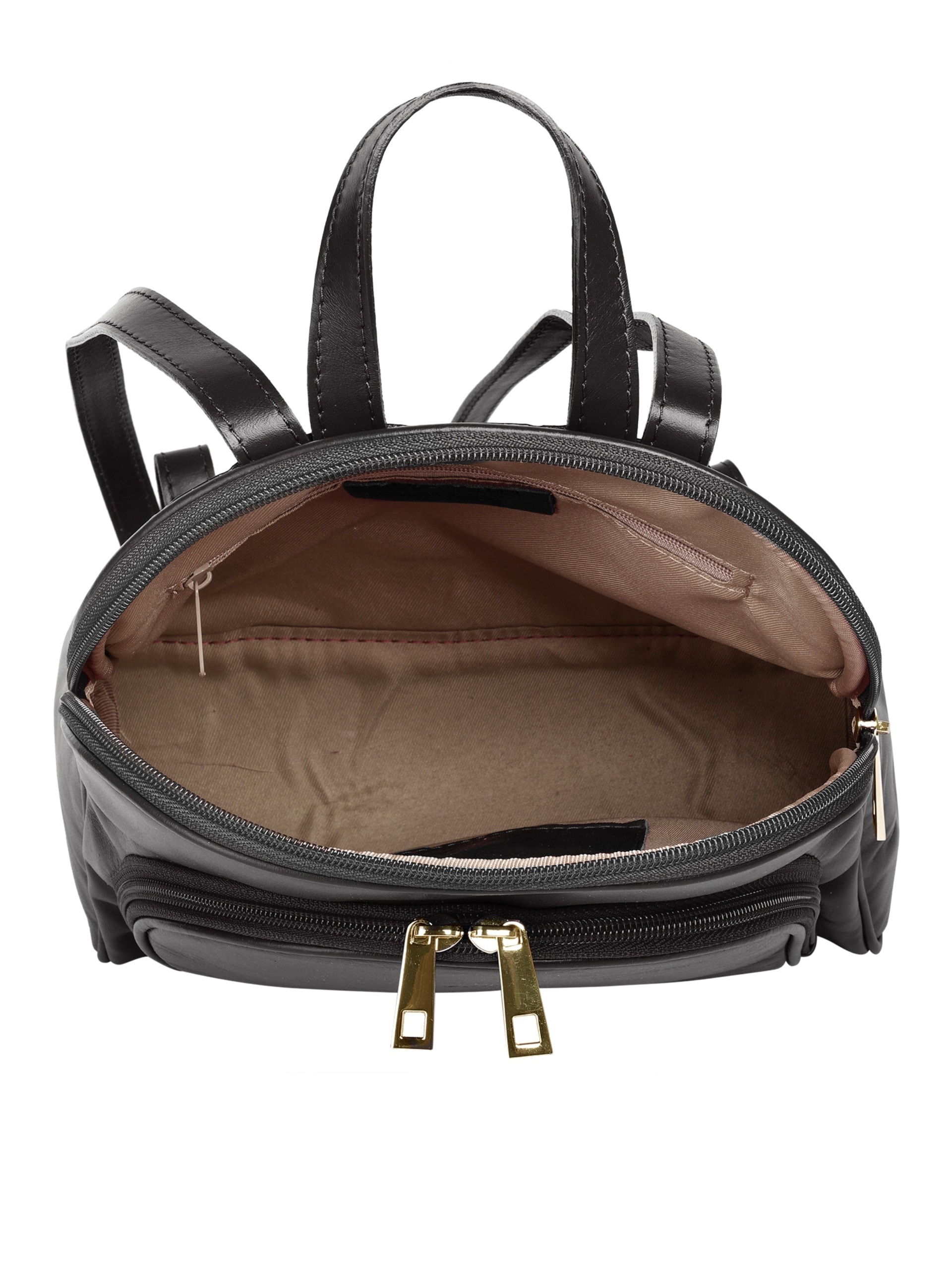 Cluty Cityrucksack, echt Leder, Made in Italy