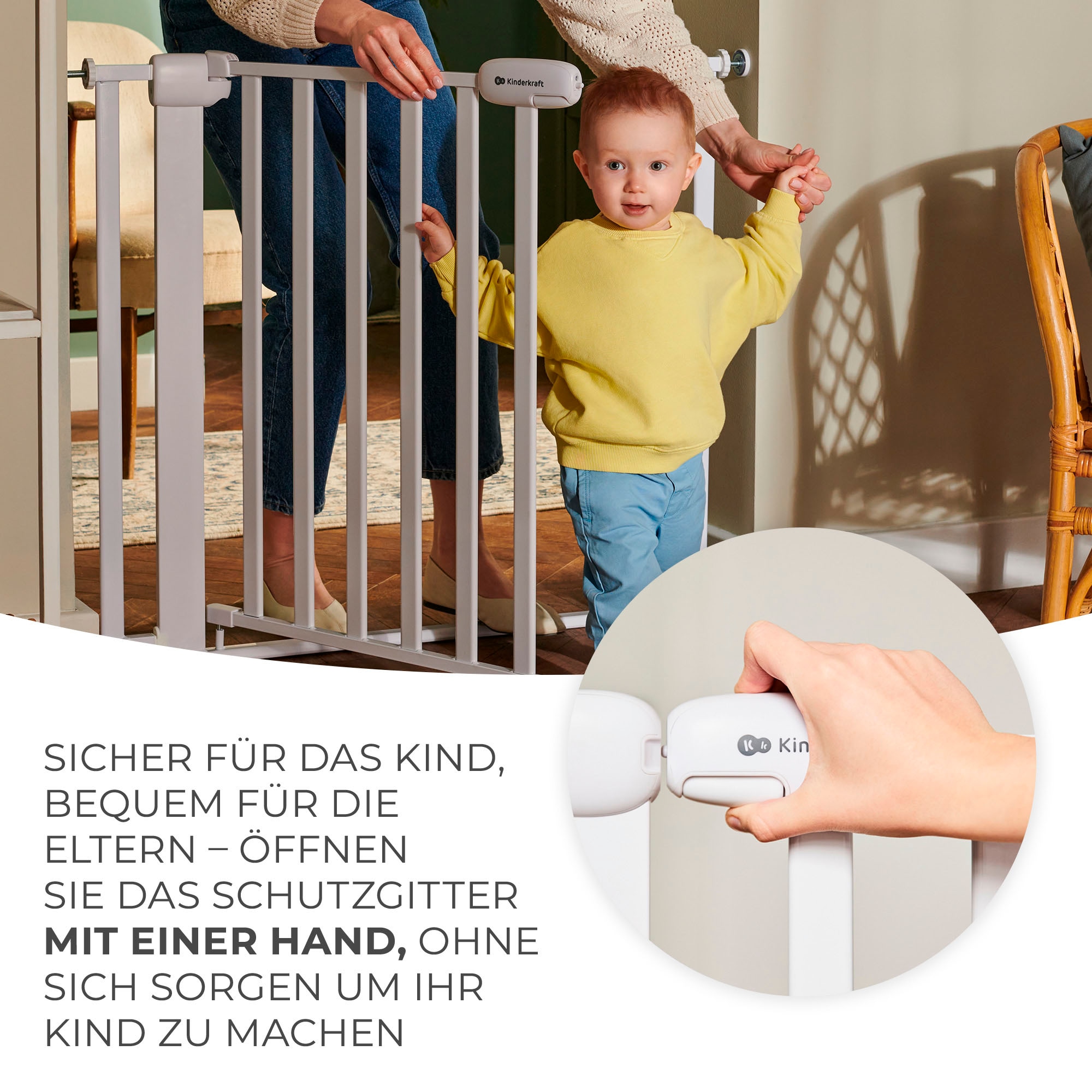 Kinderkraft Türschutzgitter »LOCK & GO«