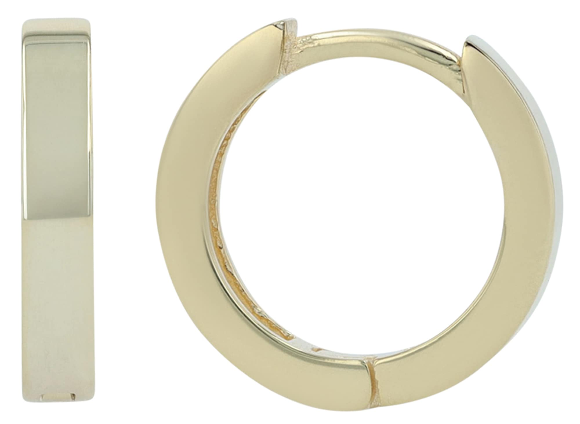 Adelia´s Paar Creolen »Damen Ohrringe ¿ Klappcreole aus 925 Silber«