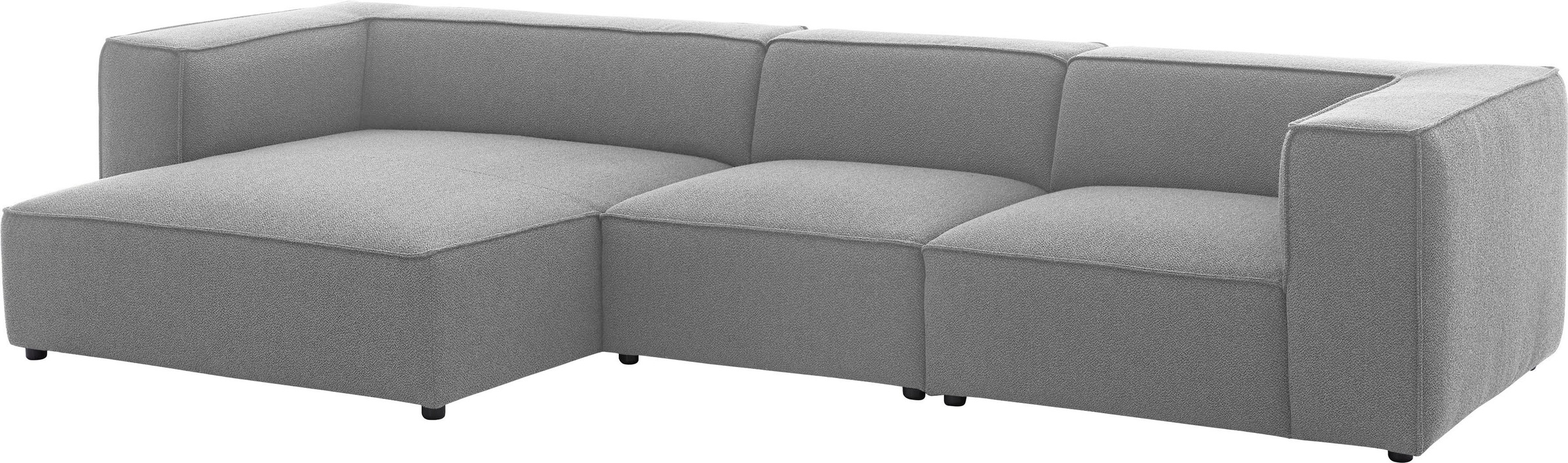 W.SCHILLIG Ecksofa »around-the-block« mit eleganter Biese, mit Federkern, Breite 341 cm