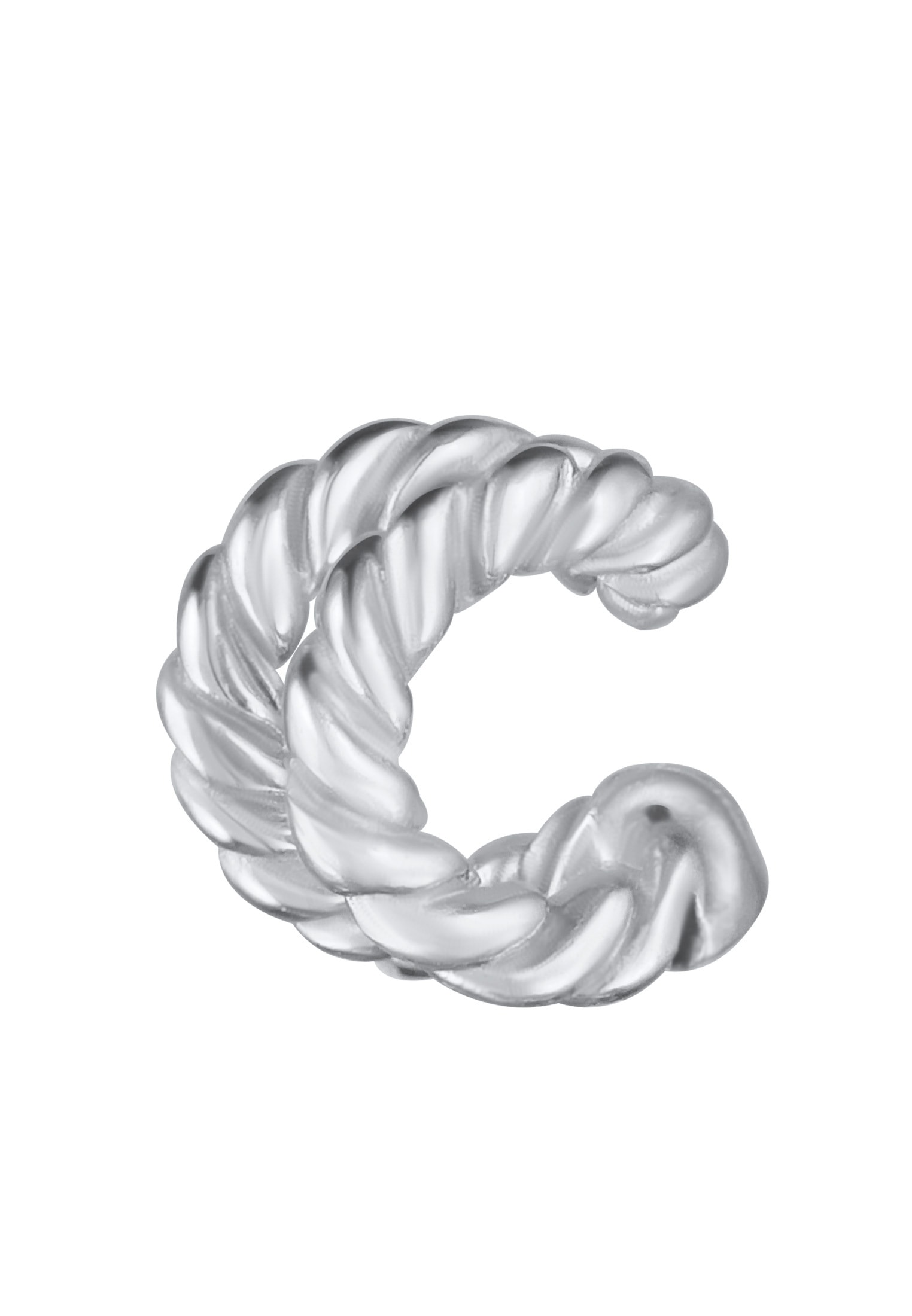 Elli Ohrklemme »Ohrringe Single Earcuff Double Twisted Look 925 Silber«