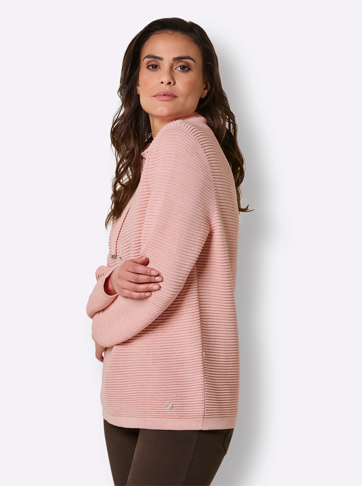 CREATION L PREMIUM Stehkragenpullover »Lyocell-Baumwoll-Pullover«