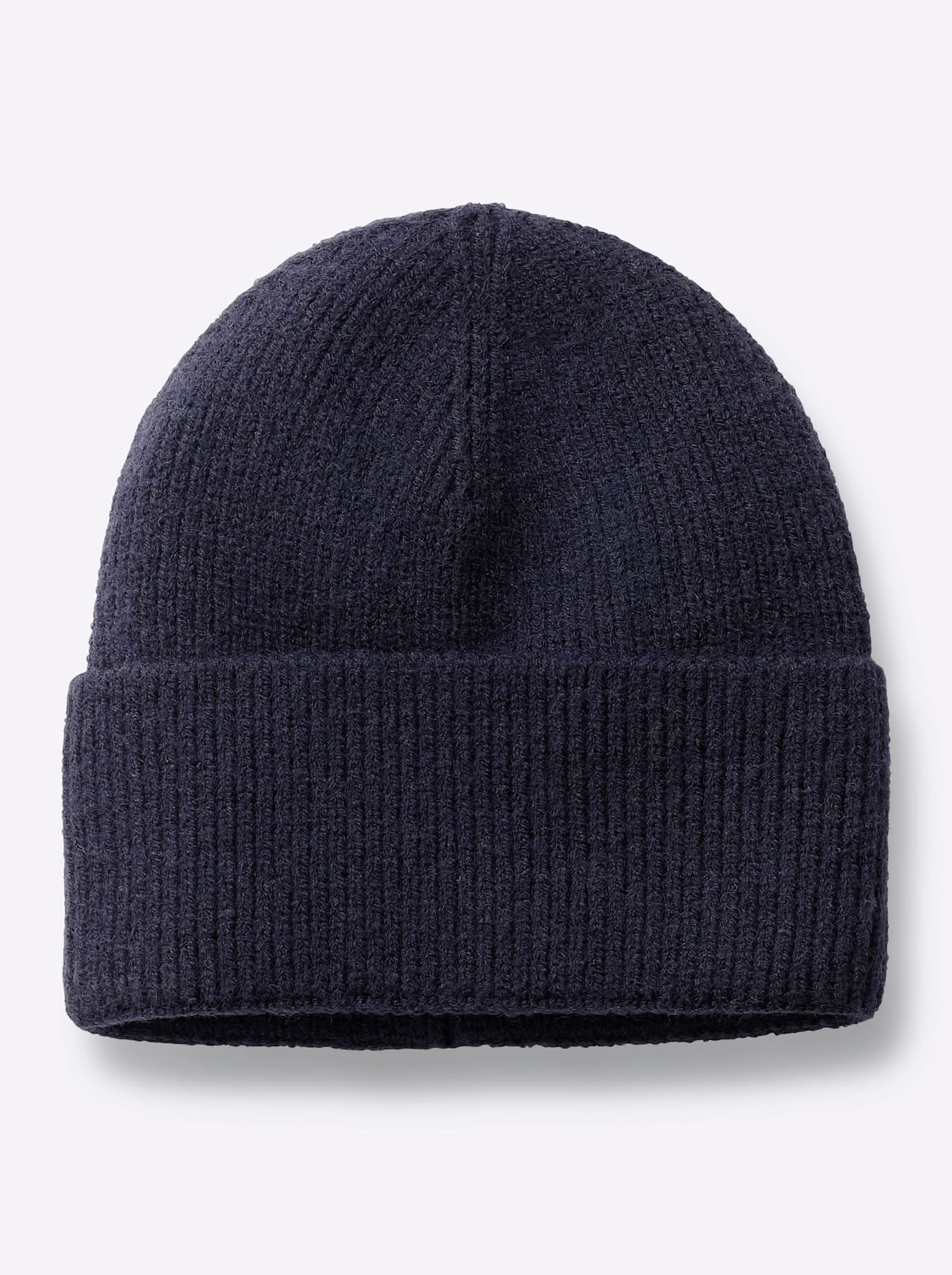 Heine Damen Strickmütze in blau