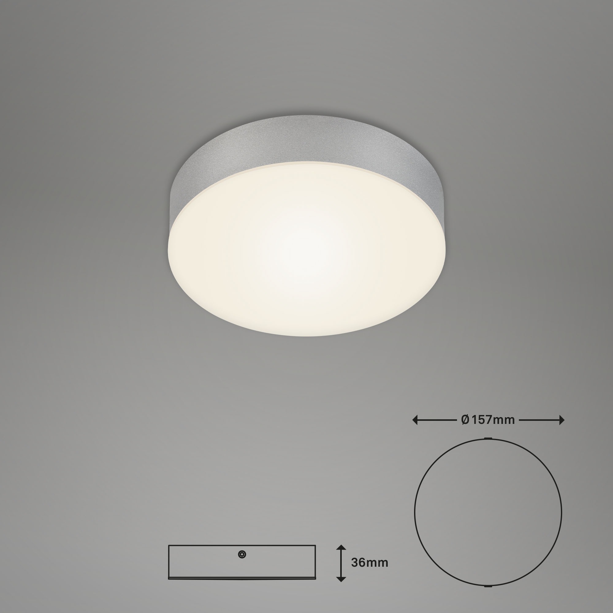Briloner Leuchten Aufbauleuchte »Flame«, Leuchtmittel LED-Modul | LED fest integriert