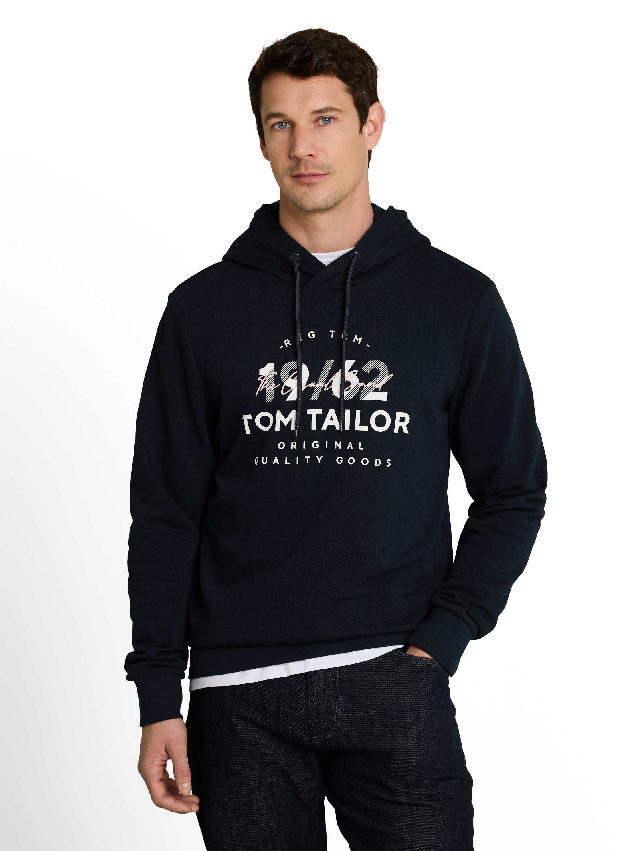 TOM TAILOR Kapuzensweatshirt , mit Frontprint
