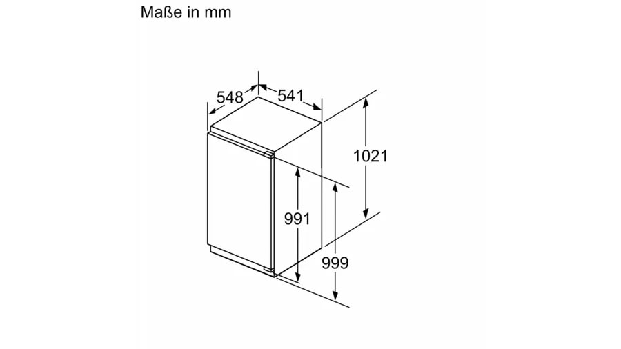 NEFF Einbaukühlschrank N 50 »KI1312FE0«, Fresh Safe: Schublade für flexible Lagerung von Obst & Gemüse