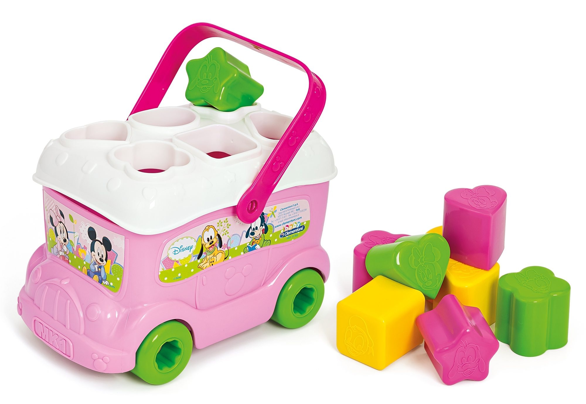 Clementoni® Steckspielzeug »Baby Minnie Sortierbus«, Made in Europe
