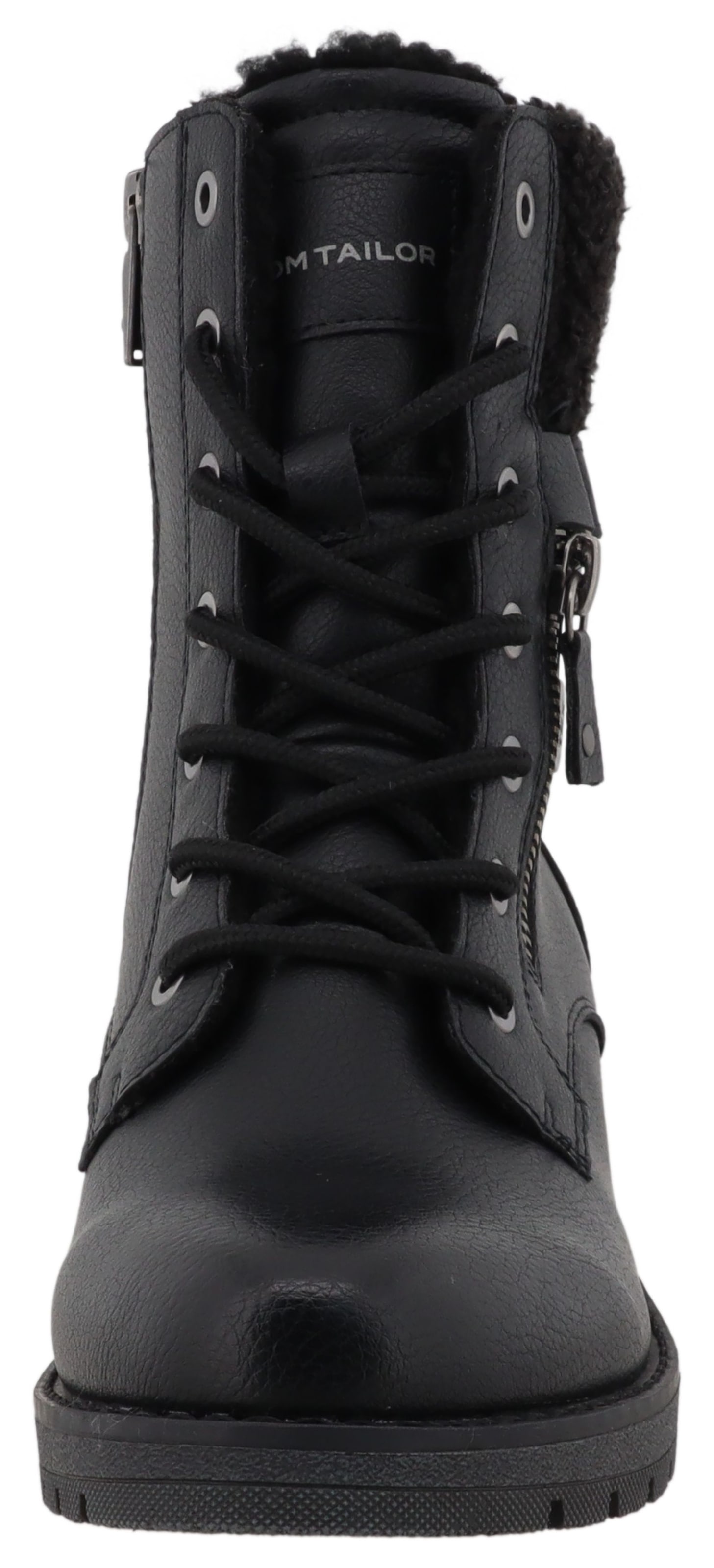 TOM TAILOR Winterstiefelette  Stiefelette, Winterboots mit Blockabsatz