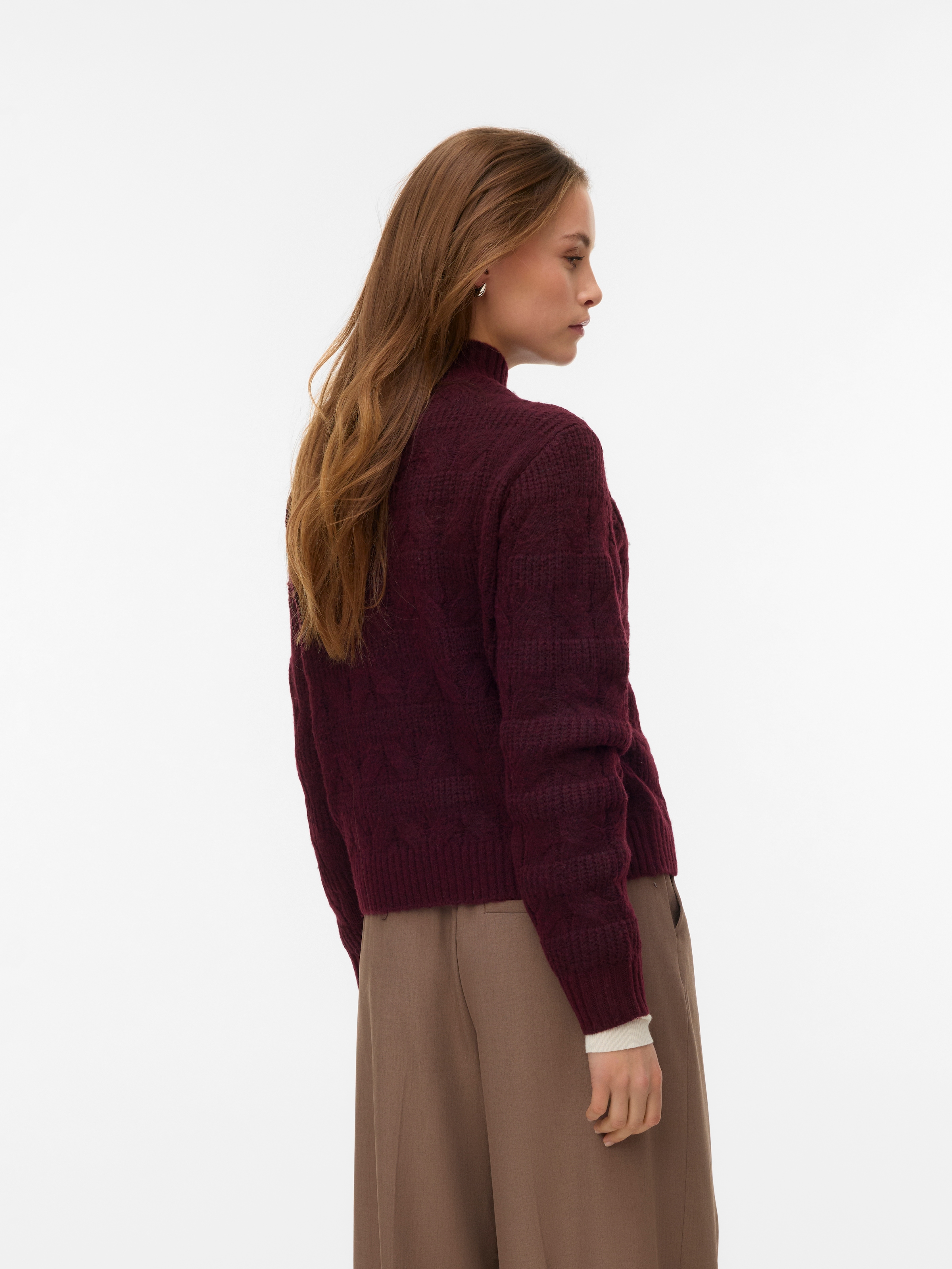 Vero Moda Strickpullover »VMVIRGO LS HIGHNECK PULLOVER BF«