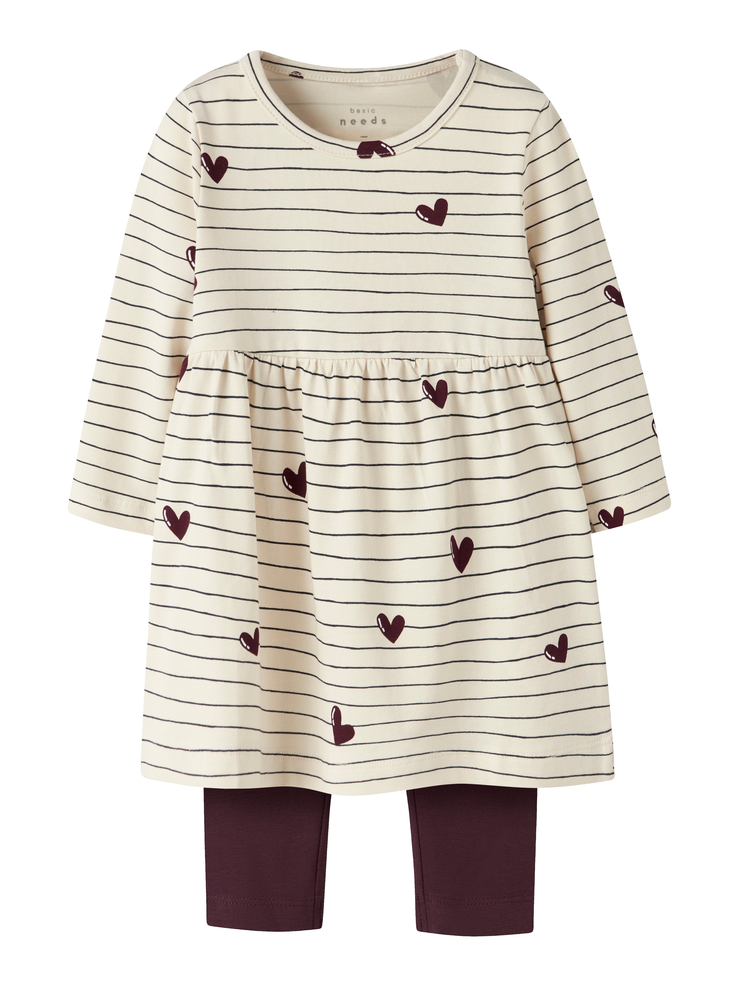 Name It Midikleid »NBFVANDORA LS DRESS SET W LEGGING«, (Set, 2 tlg.)