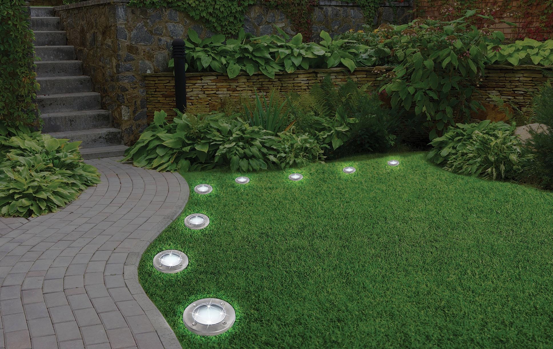 Set Stück 8 mit »DISK LIGHTS«, Shop OTTO im MediaShop Online LED Gartenleuchte