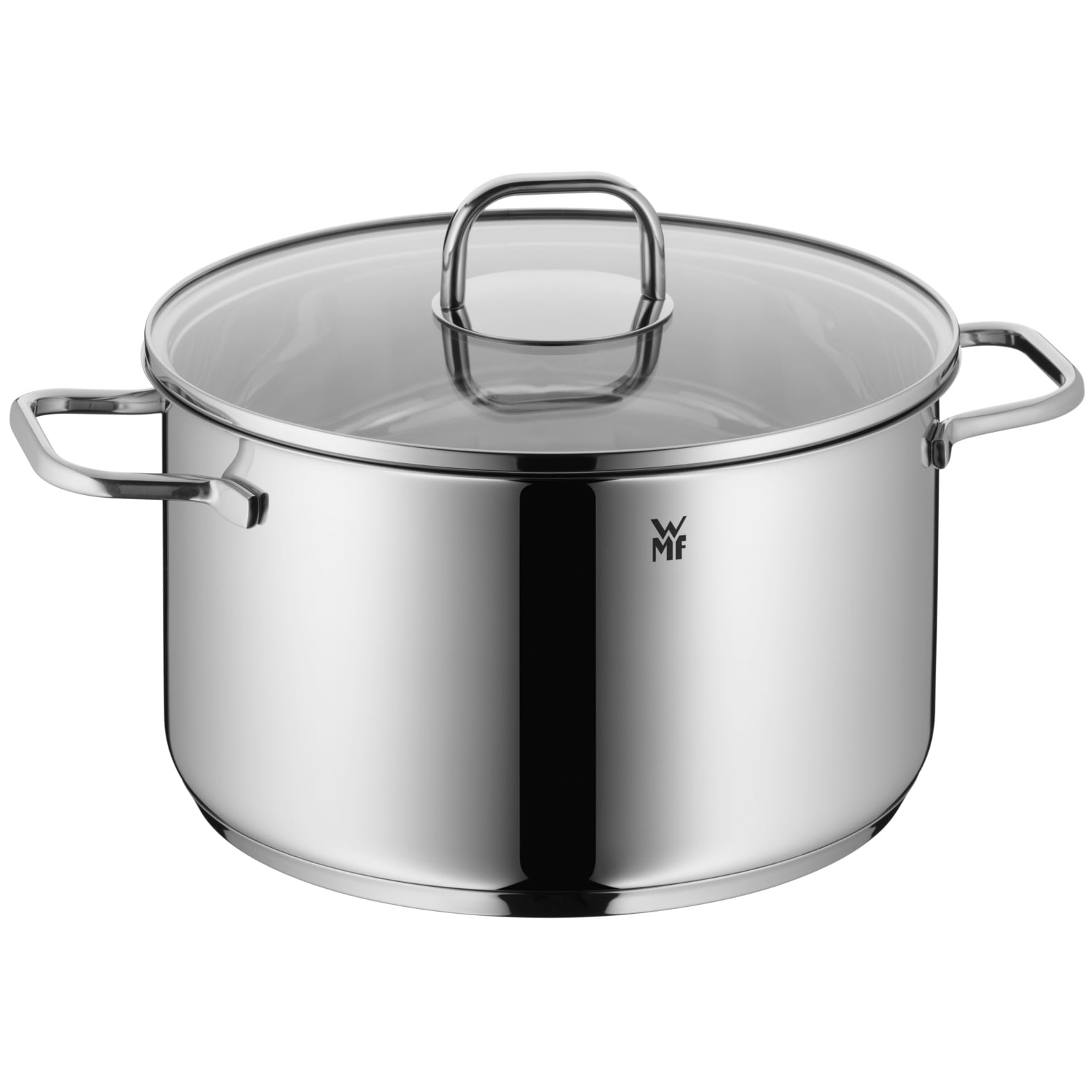 WMF Topf-Set »Inspiration Induktion, Kochtopf Set mit Glasdeckel« Set, 3x Fleischtöpfe Ø 16/20/24 cm, 1x Stieltopf Ø 16 cm, 7 Stk. tlg. Cromargan® Edelstahl Rostfrei 18/10