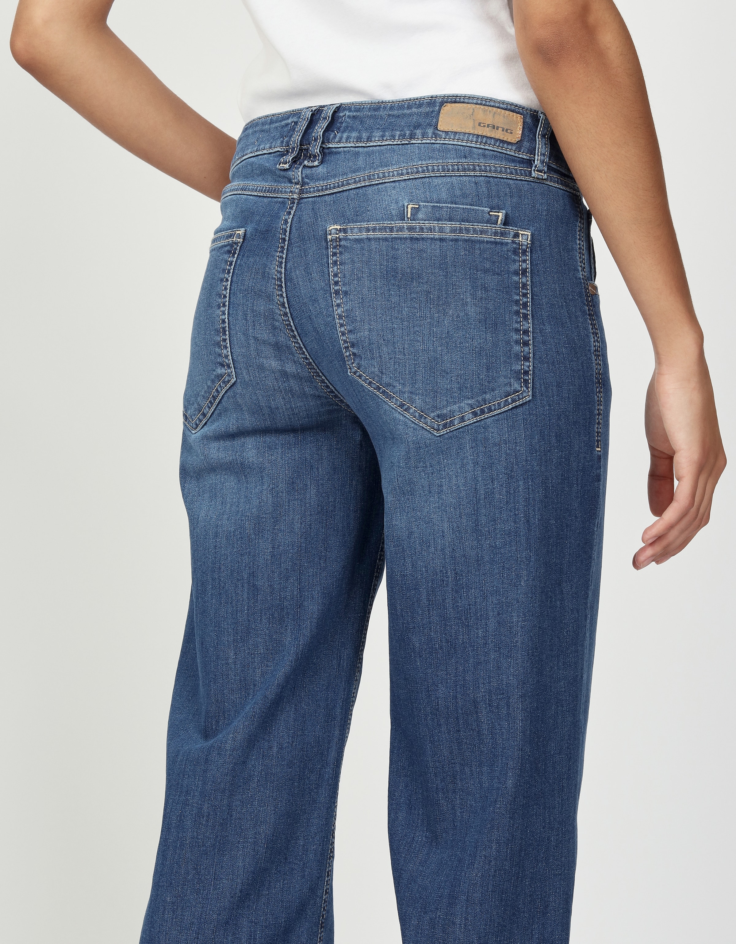 GANG Straight-Jeans »94RIVER«, mit zusätzlicher kleiner Gesäßtasche