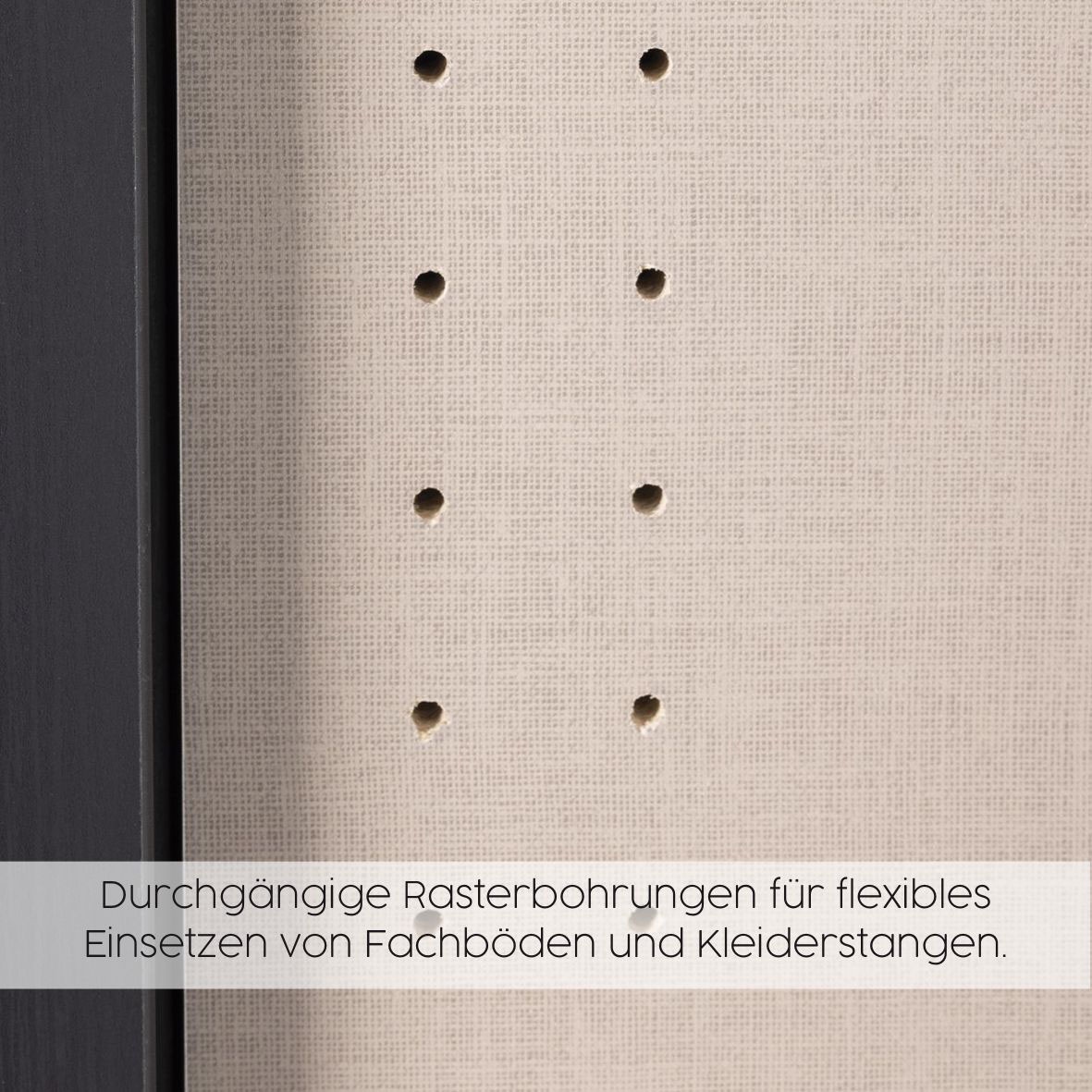 Schwebetürenschrank bei Hochglanz-Front mit »Aurelia«, in rauch OTTO oder Dekor- geradlinigem Design