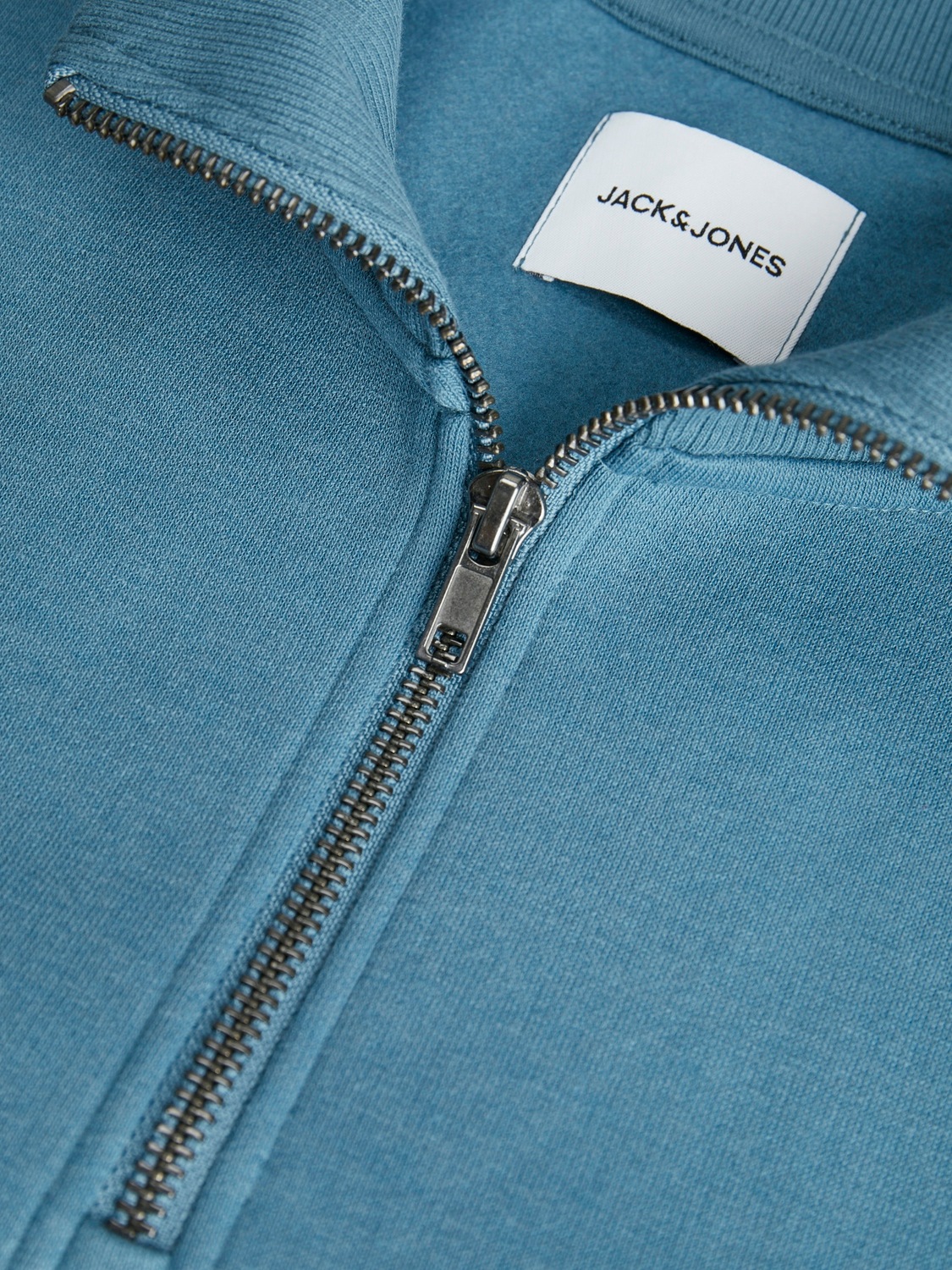 Jack & Jones Sweatshirt »JJEBRADLEY SWEAT HALF ZIP NOOS«, mit Troyer Kragen