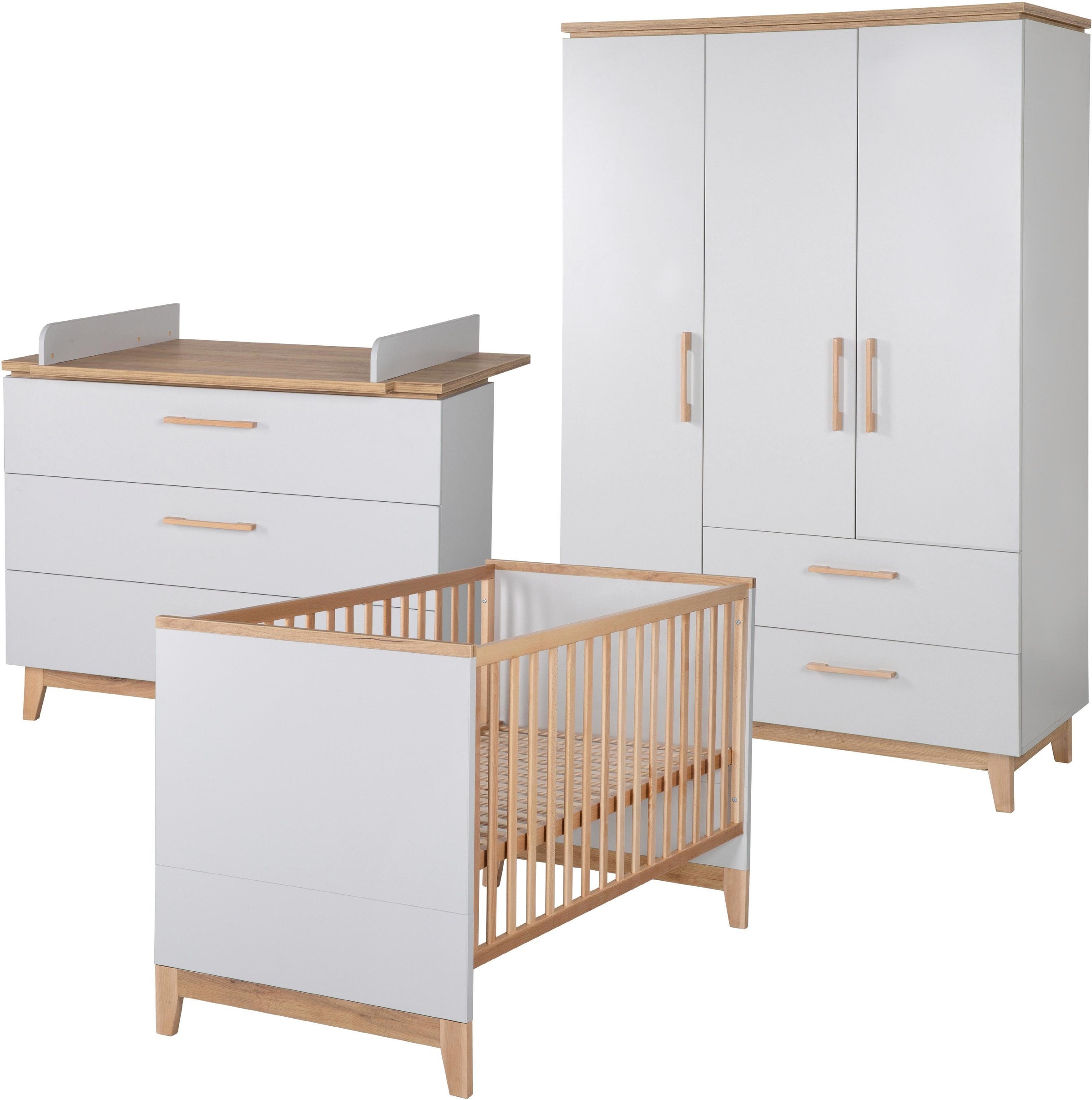 roba® Babyzimmer-Komplettset »Caro«, (Set, 3 tlg.)