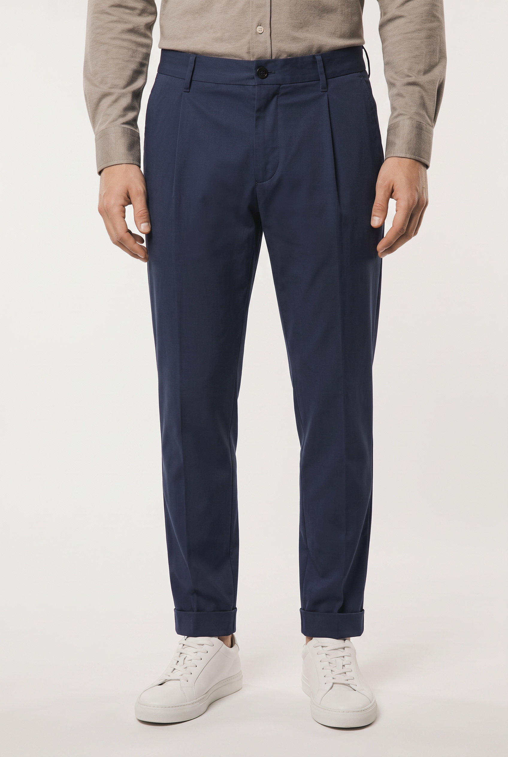 Strellson Bundfaltenhose »Louis Relaxed Fit«  Everyday Business Pants mit geradem Bein, Pflegeleicht